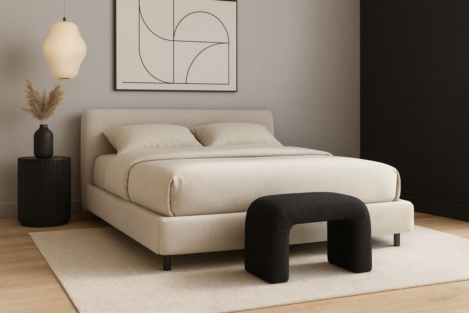 Niagara - 28" Bench - Black