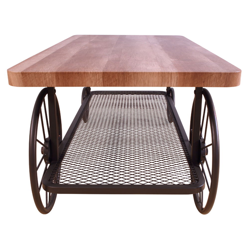 Francie - Coffee Table - Oak & Antique Gray, light brown, view 3