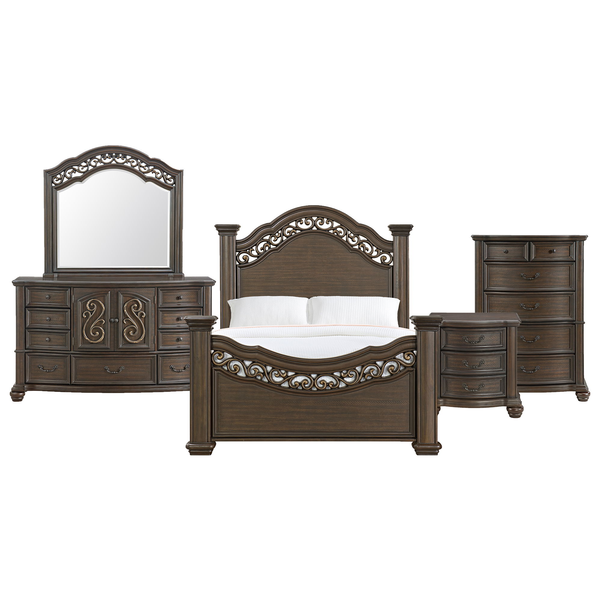 Queen · 5 Pc · Bedroom Set