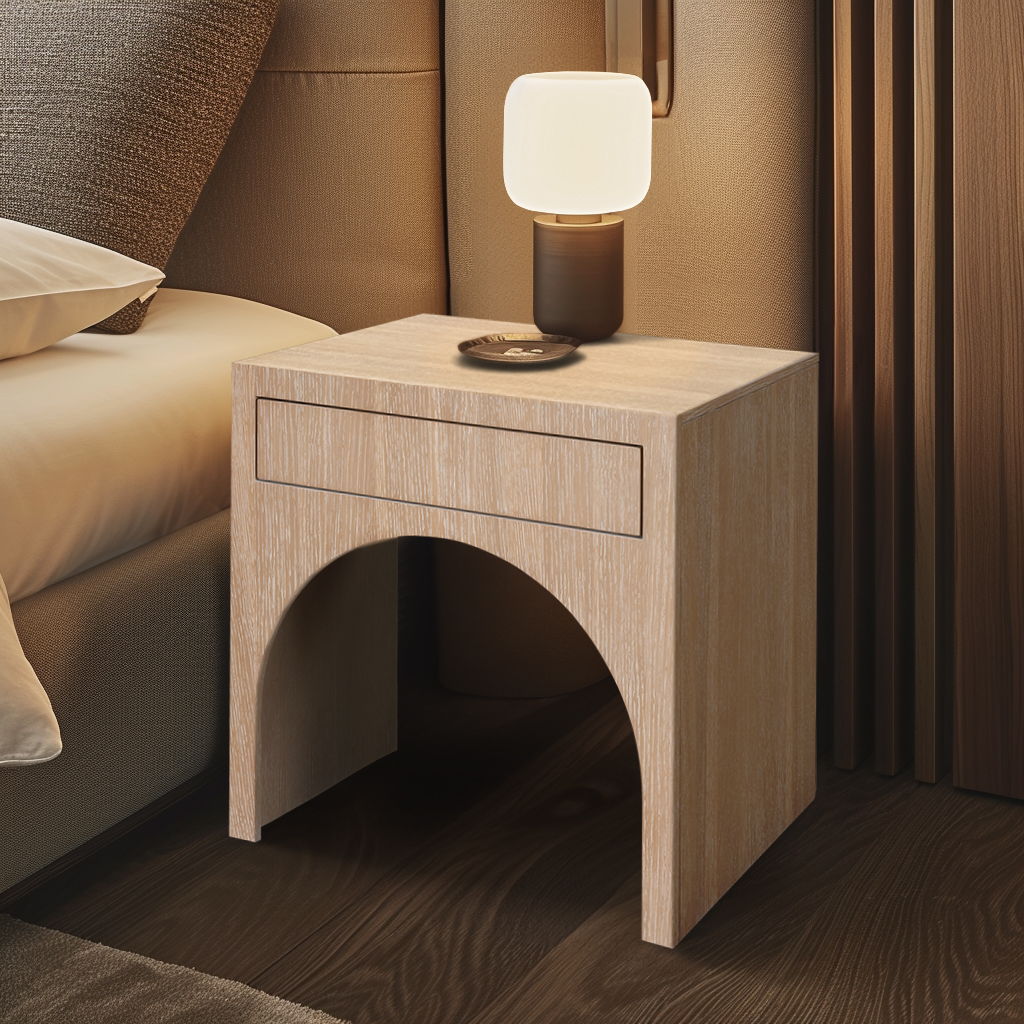 August - Night Stand - Oak