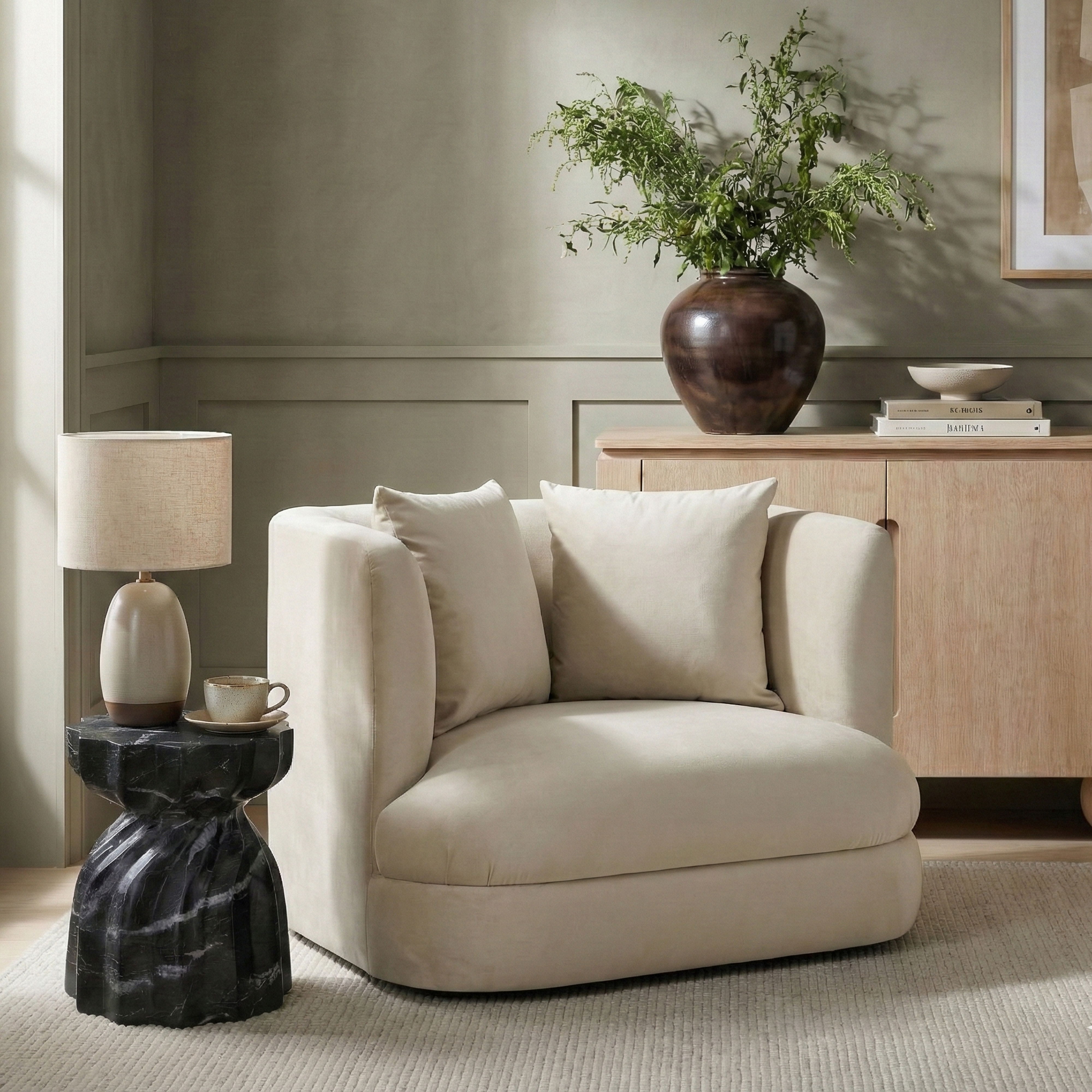 Alder - Chair - Cream