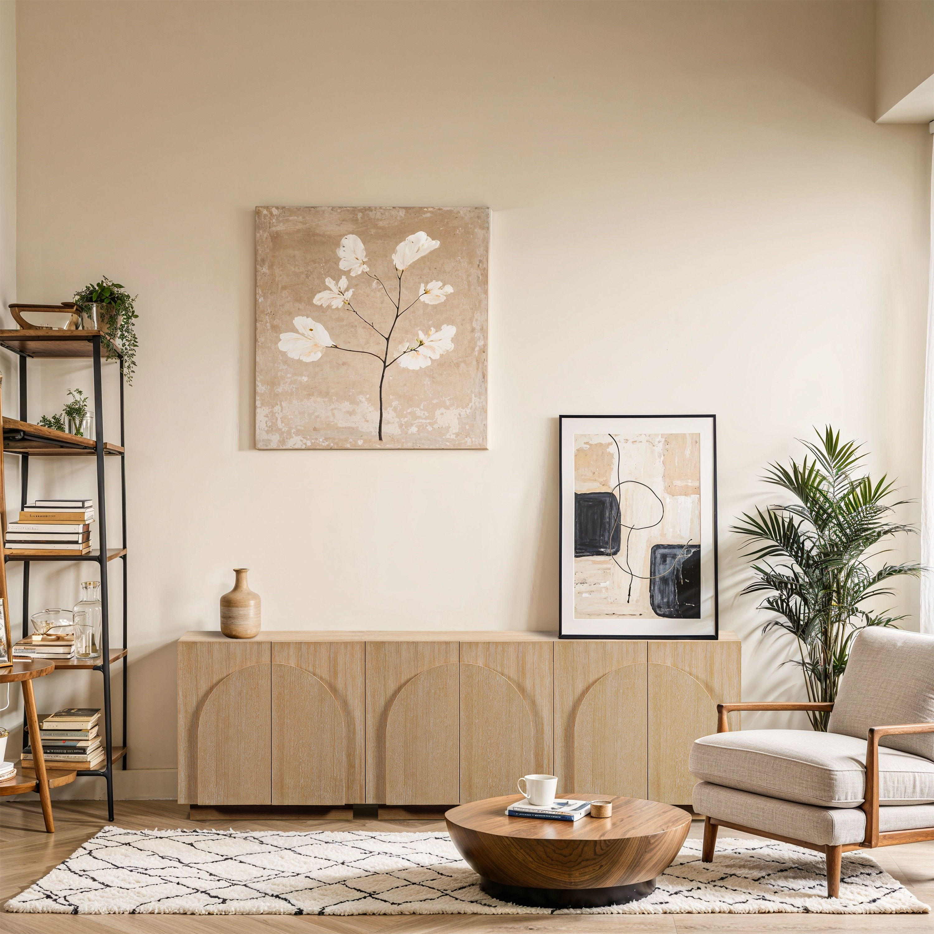 Navona - 3 Piece Sideboard / Buffet - Natural