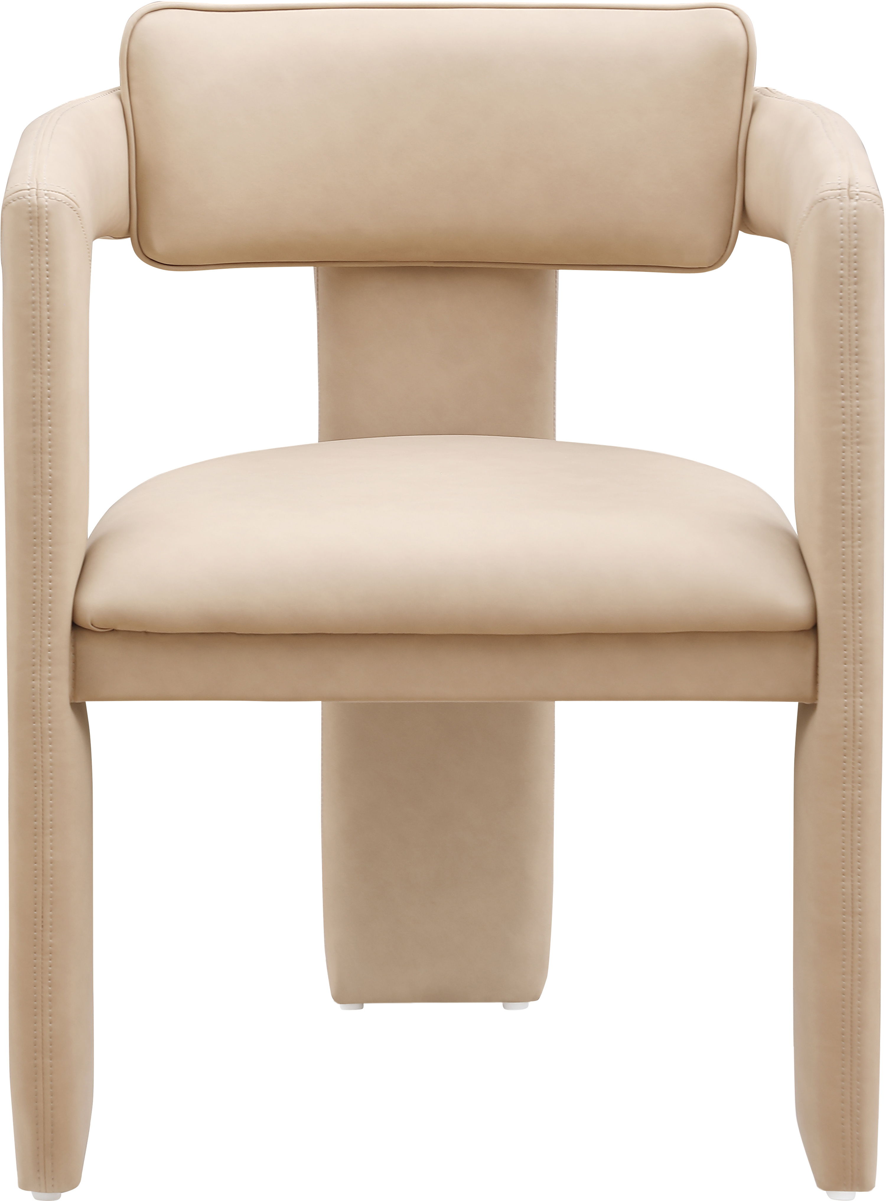 Brenda - Faux Leather Dining Chair (Set of 2) - Tan
