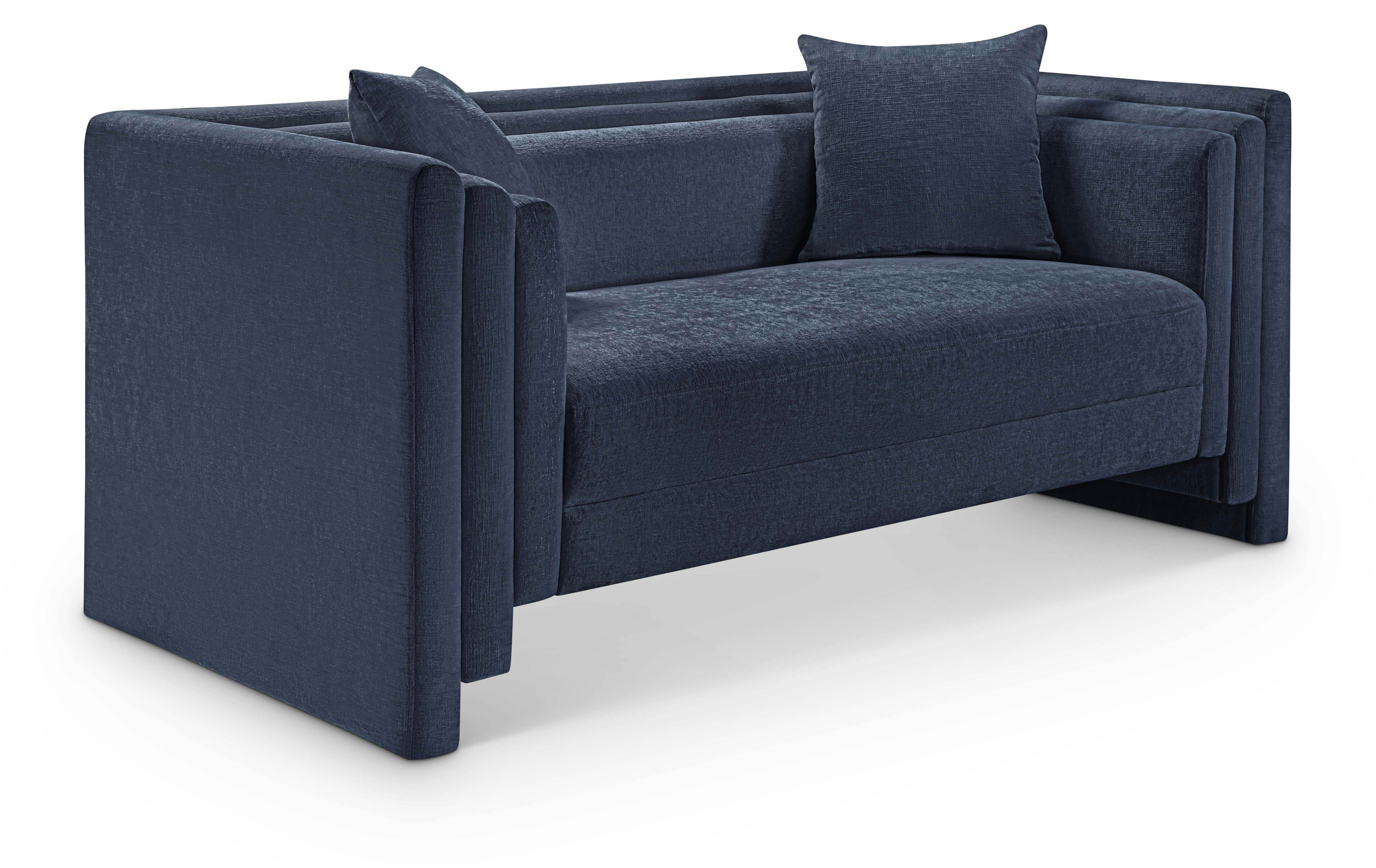 Everett - Loveseat - Navy