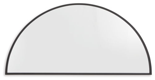 Denlow - Accent Mirror - Black, black