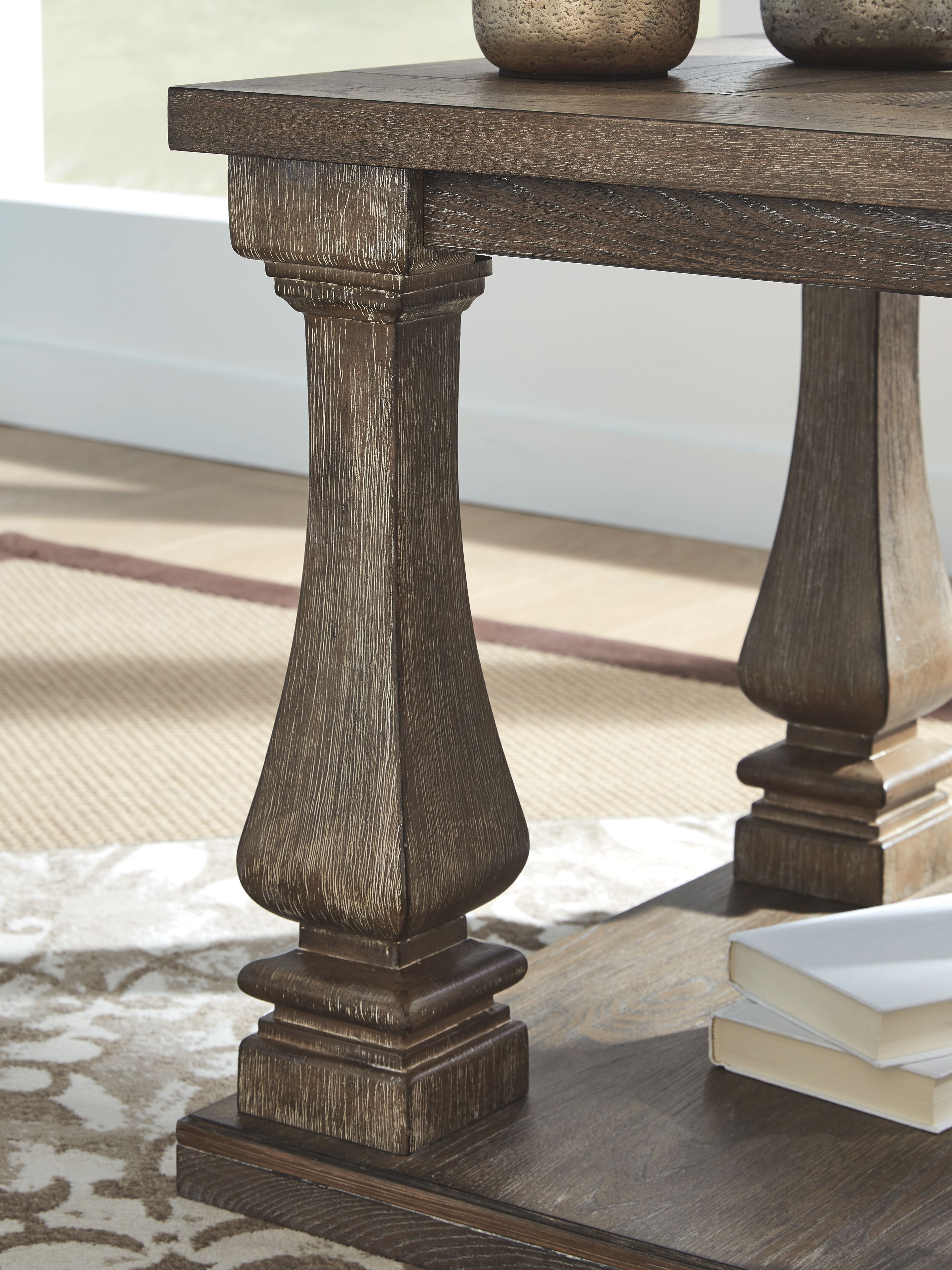 Ashley Furniture Johnelle - Rectangular End Table - Gray - Image 6
