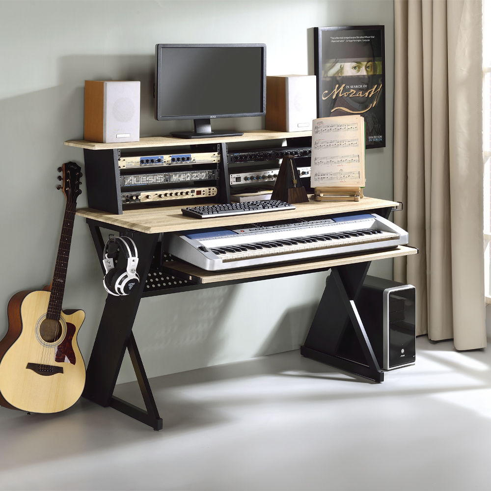 Humanity - Music Desk - Natural & Black, beige