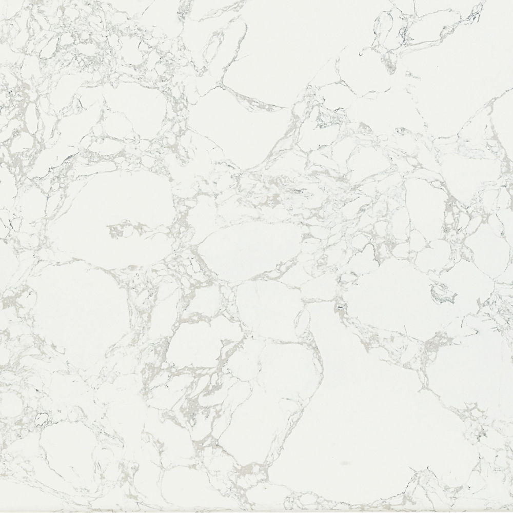 Zayn - Dining Table - White Natrual Marble Top & White, white, view 5