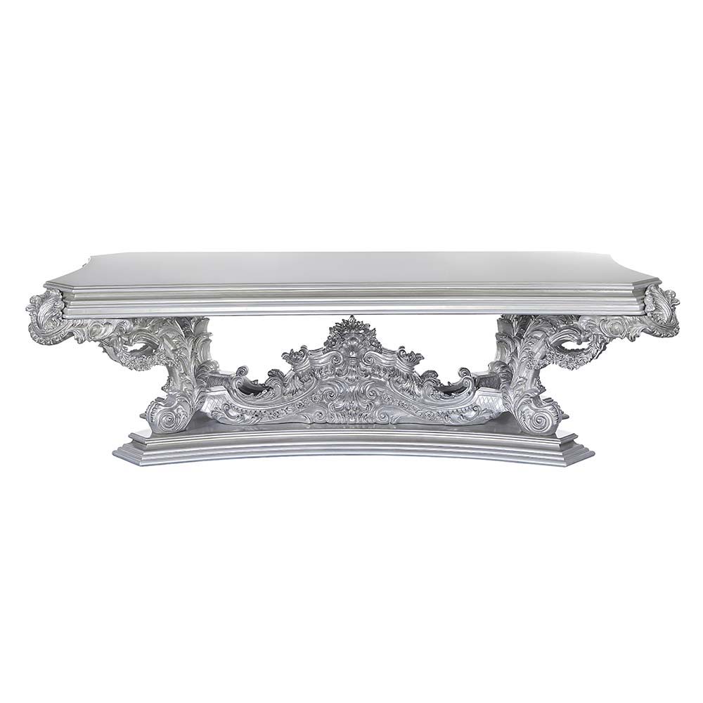 Valkyrie - Dining Table - Antique Platinum, silver, view 4