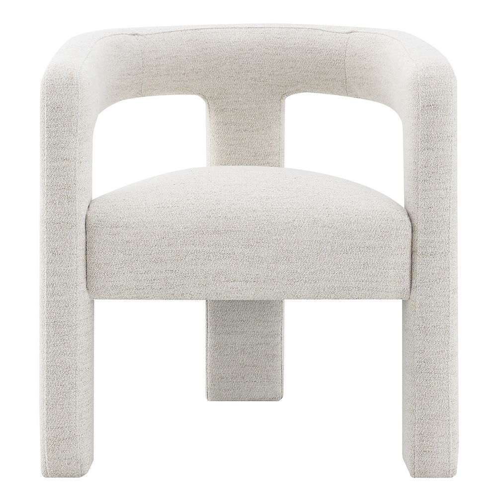 Lomas - Side Chair (Set of 2) - Beige Boucle, white, view 8