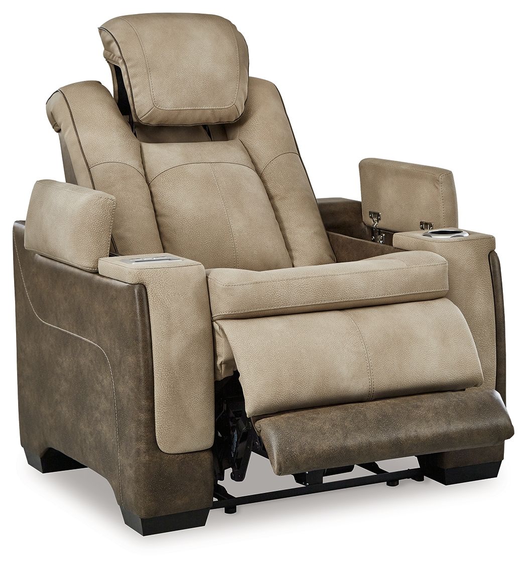 Next-Gen Durapella - Power Recliner/Adj Headrest - Sand