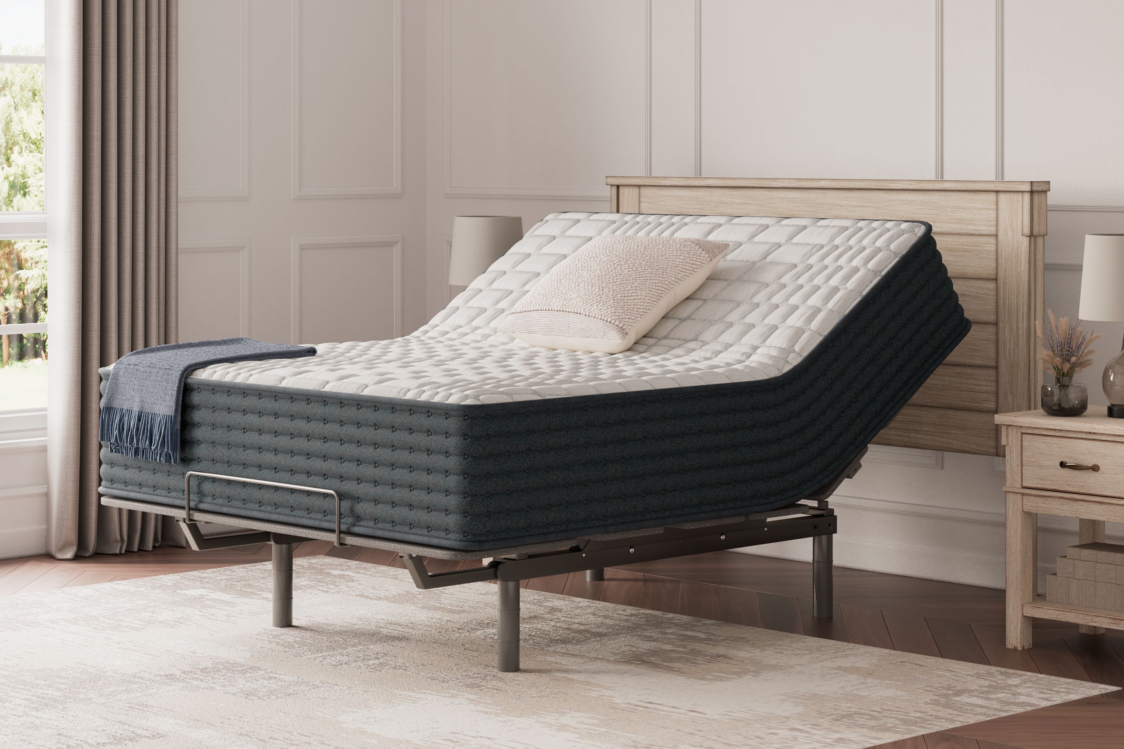 Ashley Furniture Hybrid 1300 - Full Mattress - White - Image 5