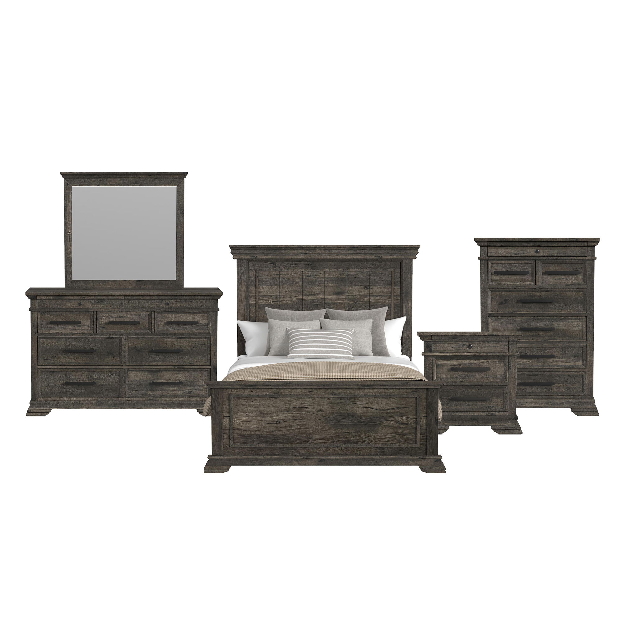 Queen · 5 Pc · Bedroom Set