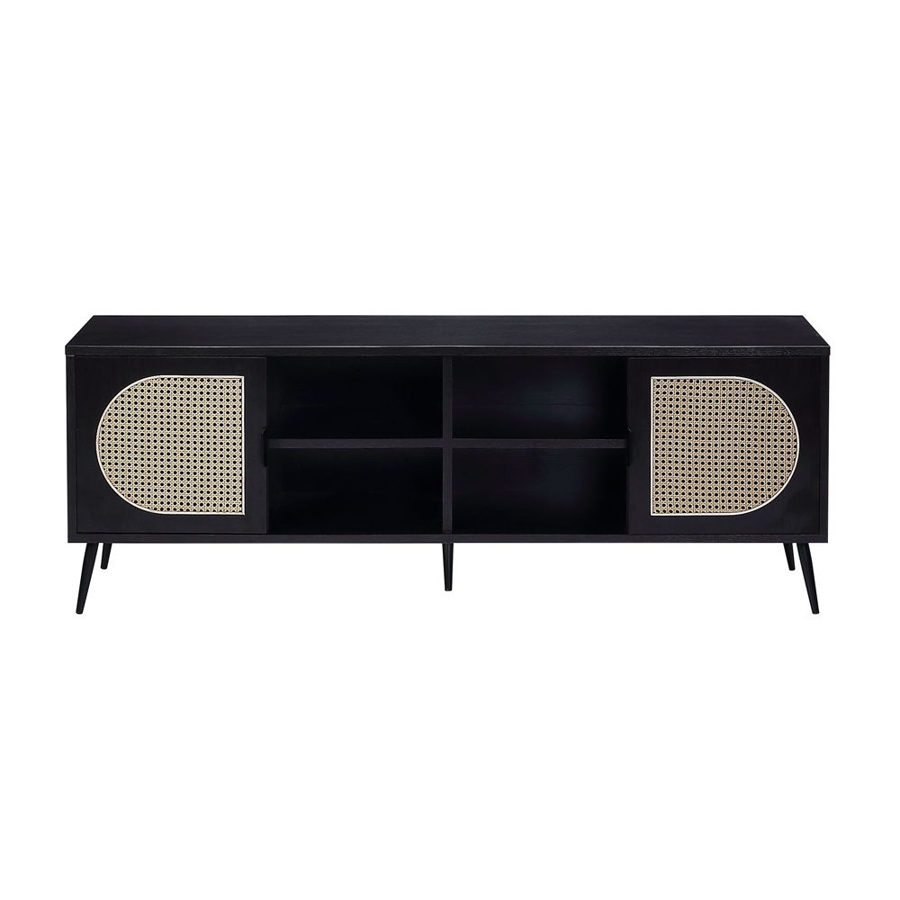 Colson - TV Stand - Black, black, view 5