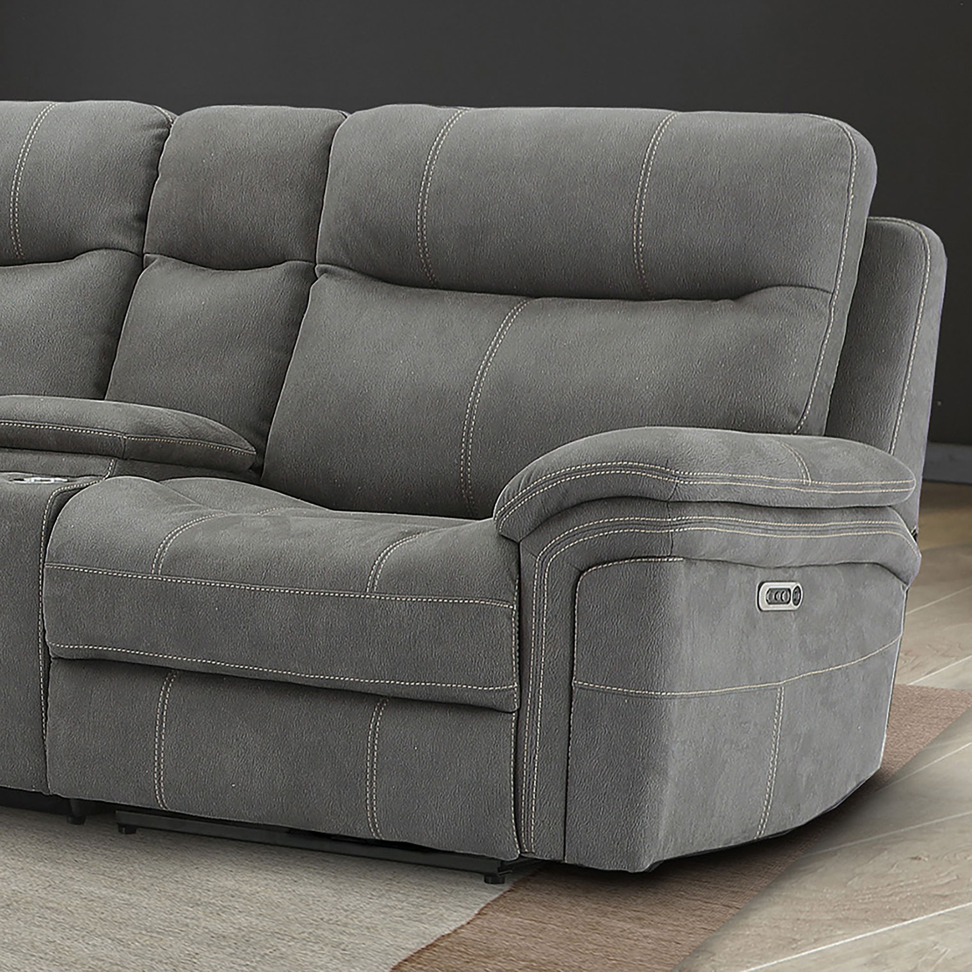Parker House Mason - Power Right Arm Facing Recliner - Carbon