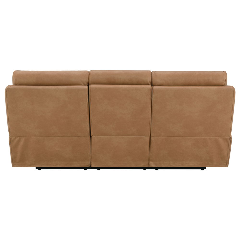 Chavis - Power Motion Sofa With USB & Power Headrest - Brown, light brown, view 5