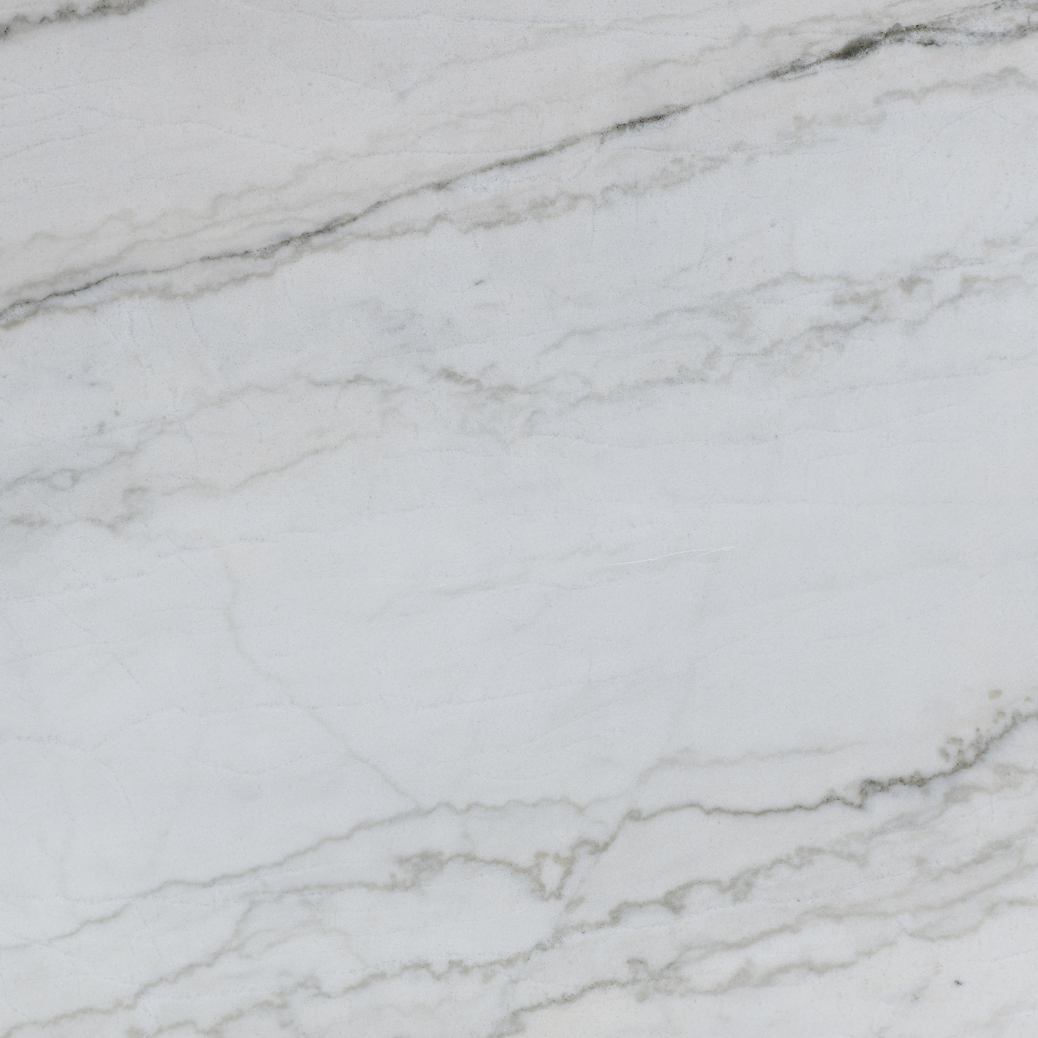 Vida - Marble Top Dining Table - White / Light Brown