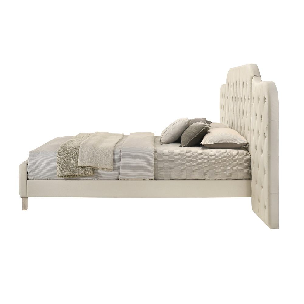 Ranallo - Queen Wall Bed - Beige Linen & Natural, beige, view 6