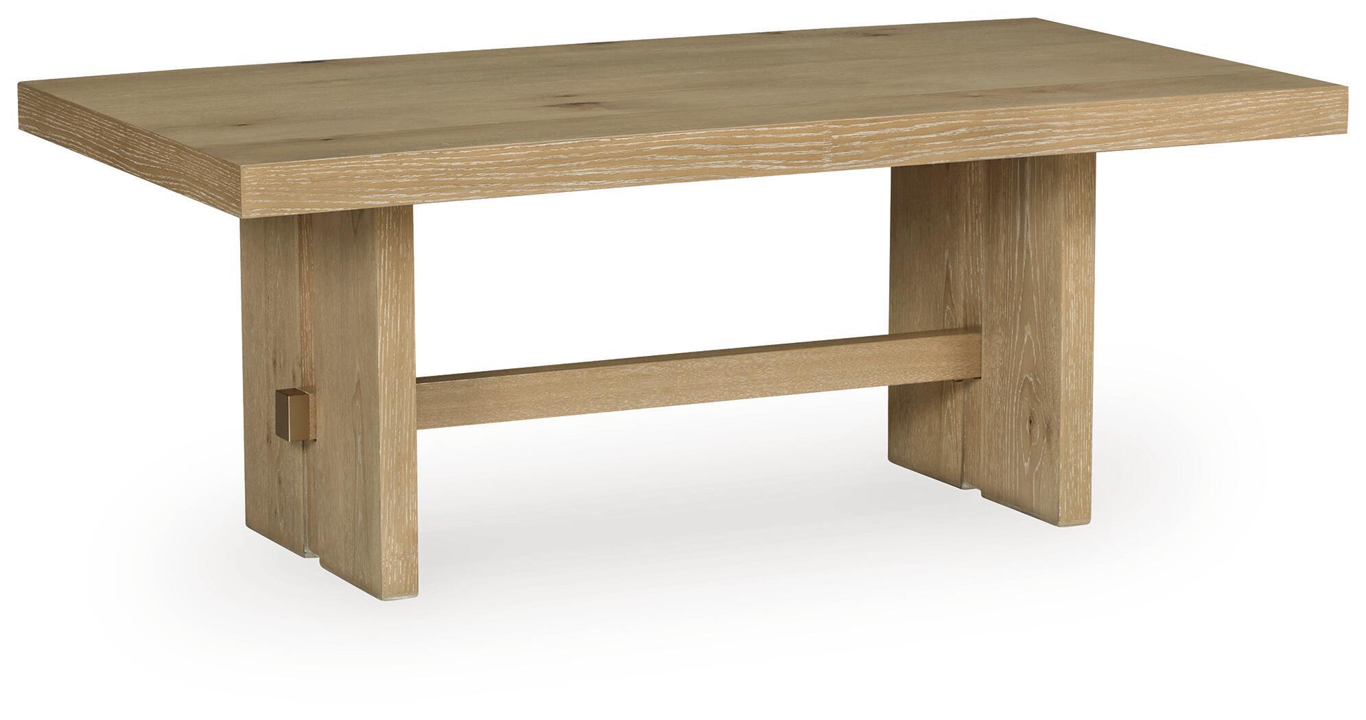 Crendlin – Rectangular Cocktail Table – Light Brown