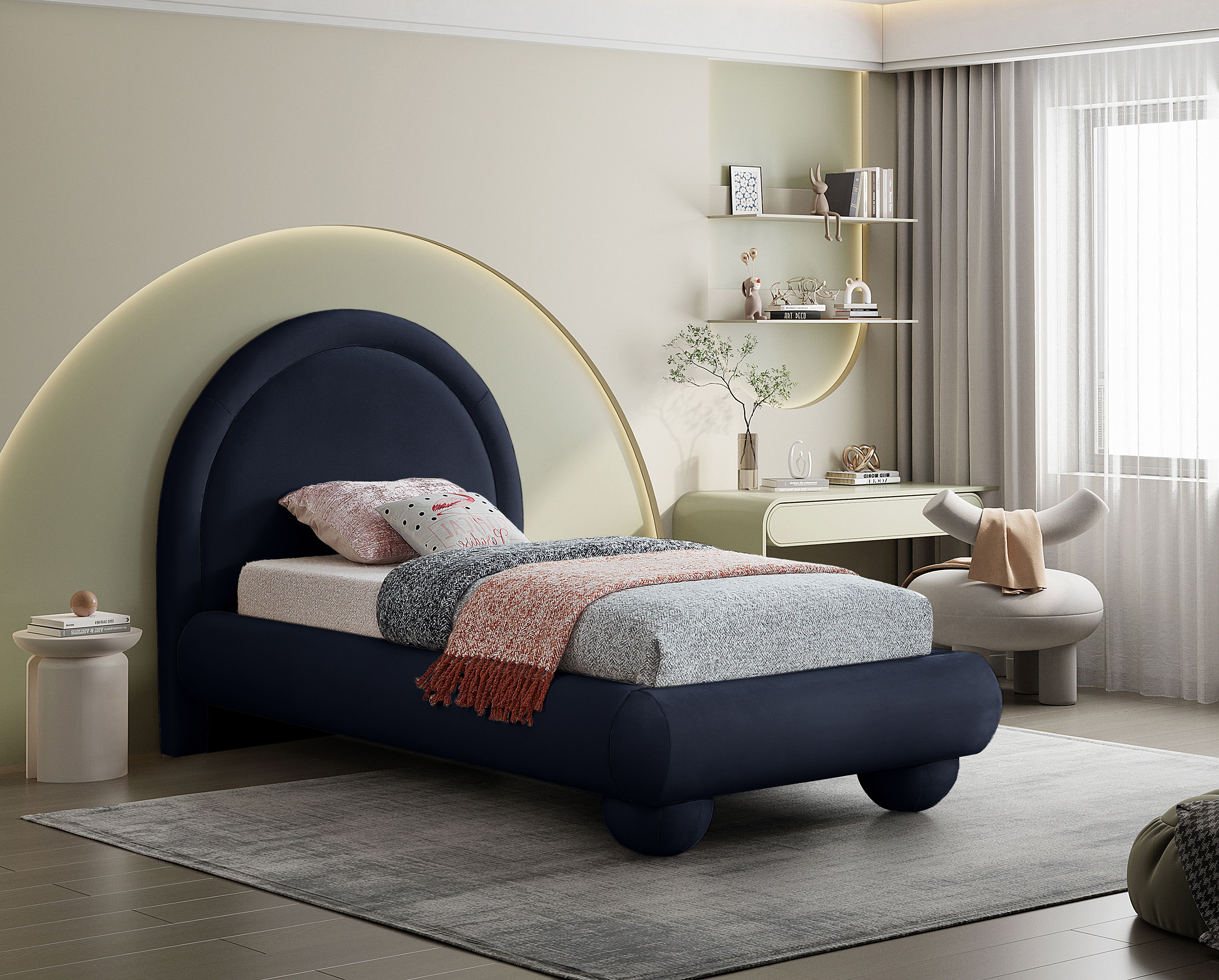Madrid - Twin Bed - Navy