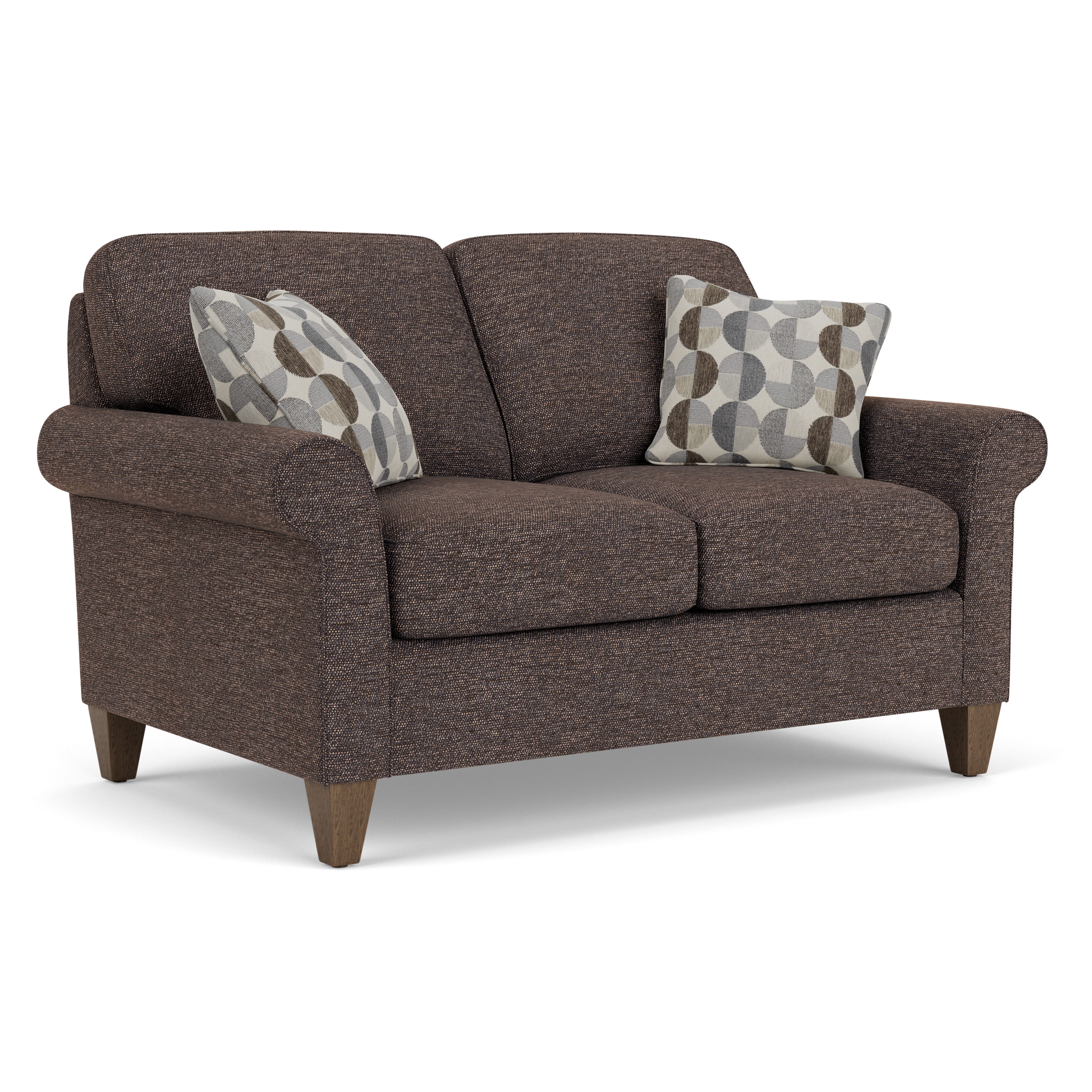 Westside - Fabric Loveseat, light gray, view 3