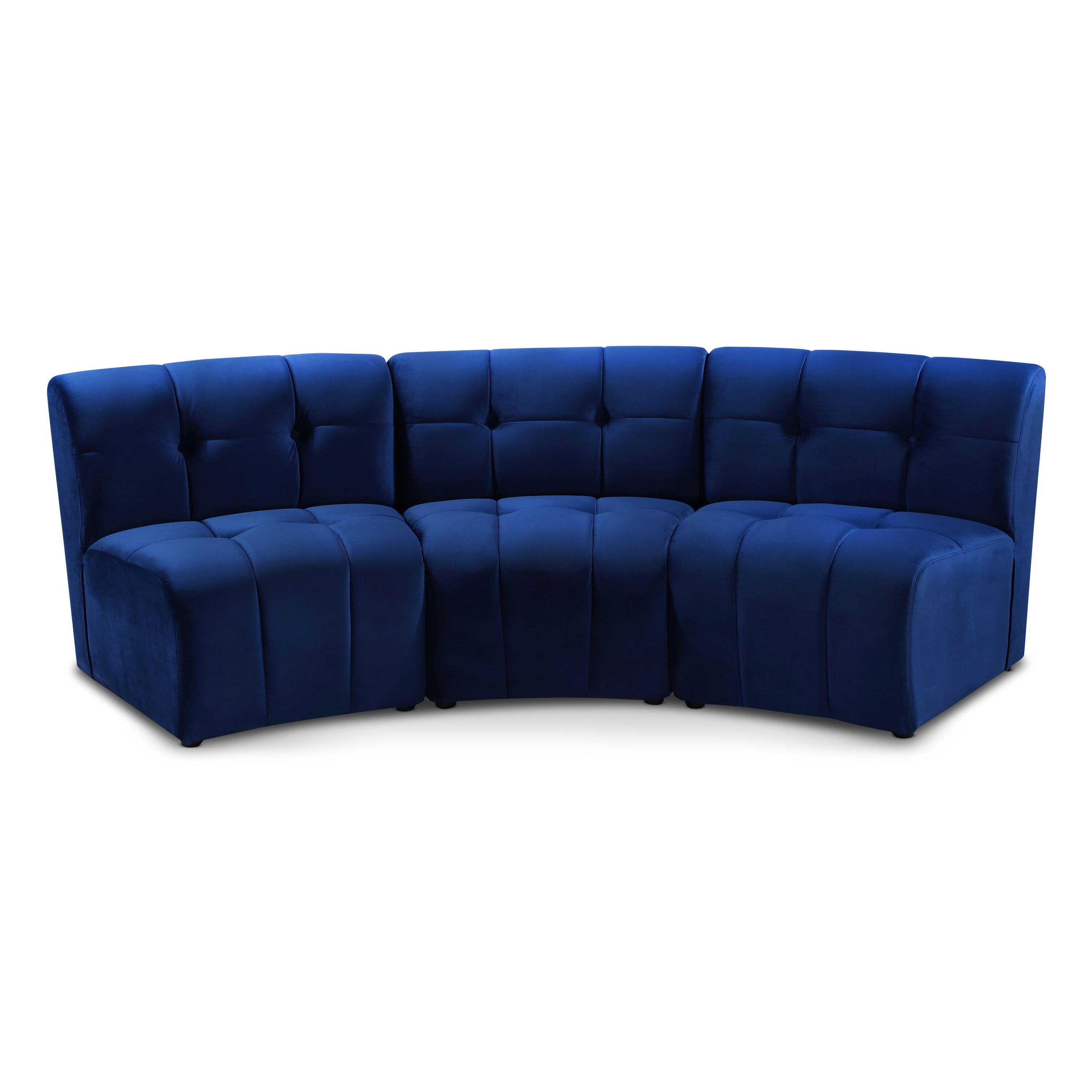 Limitless - 3 Piece Modular Sectional - Navy
