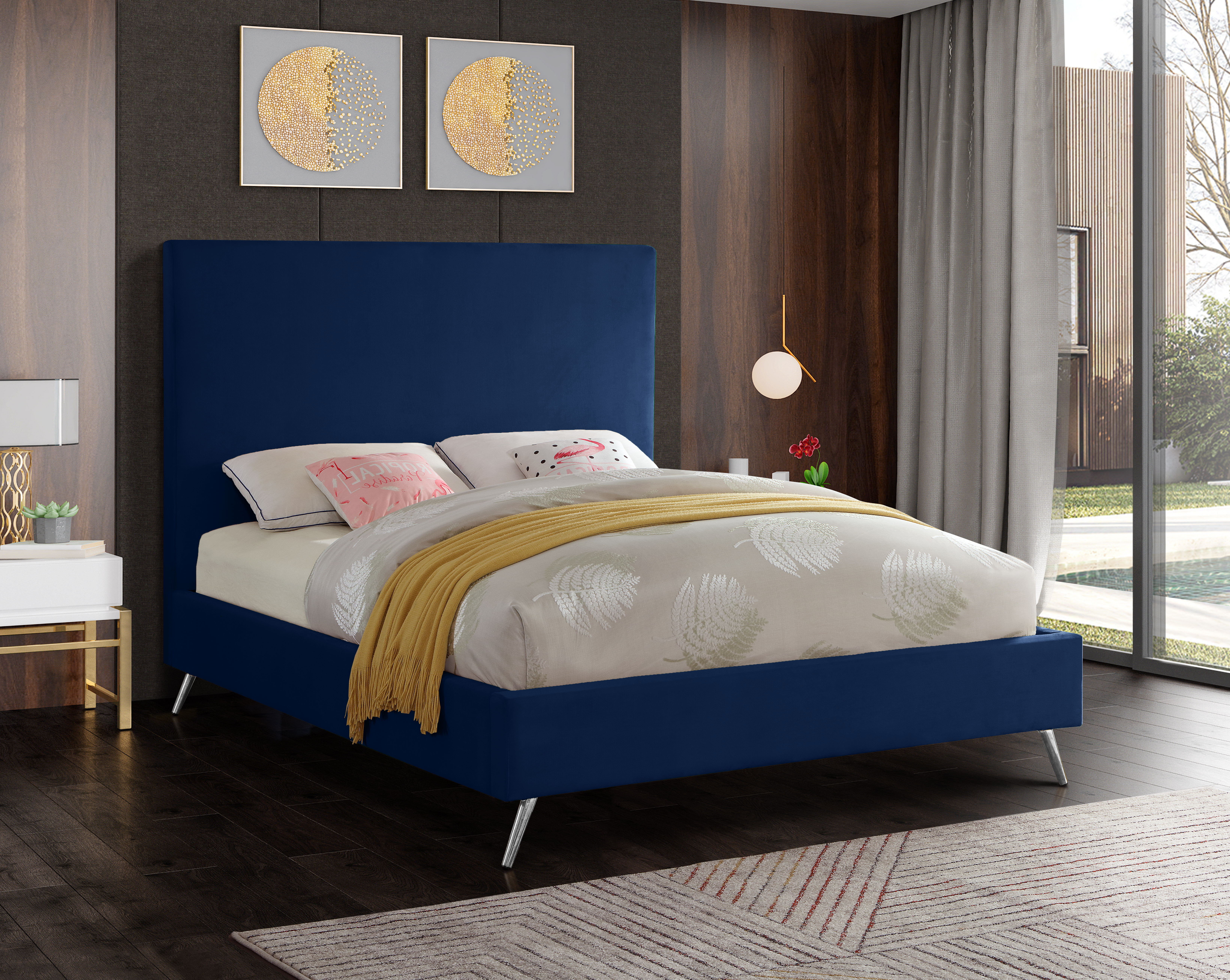Jasmine - Full Bed - Navy