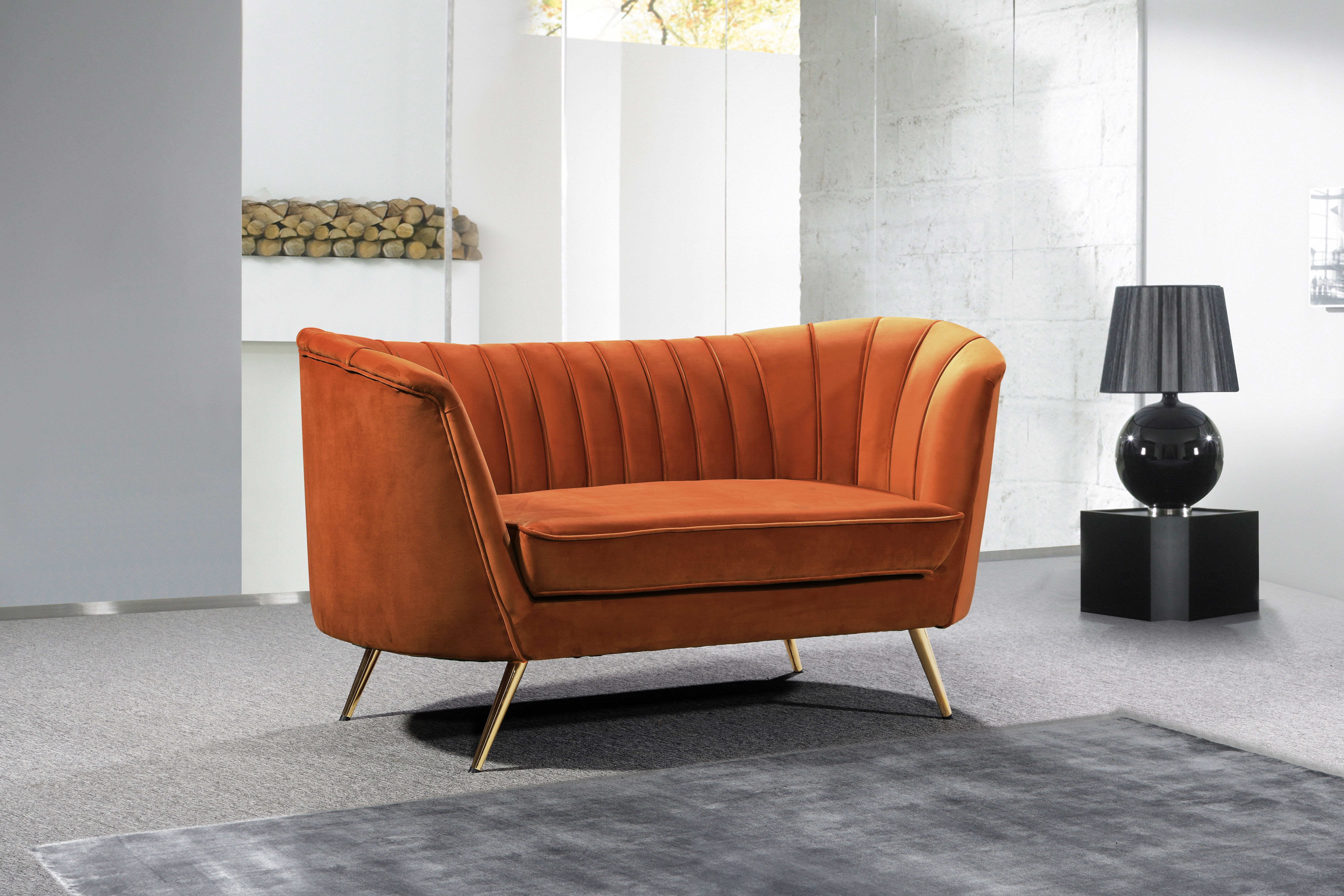 Margo - Loveseat - Cognac