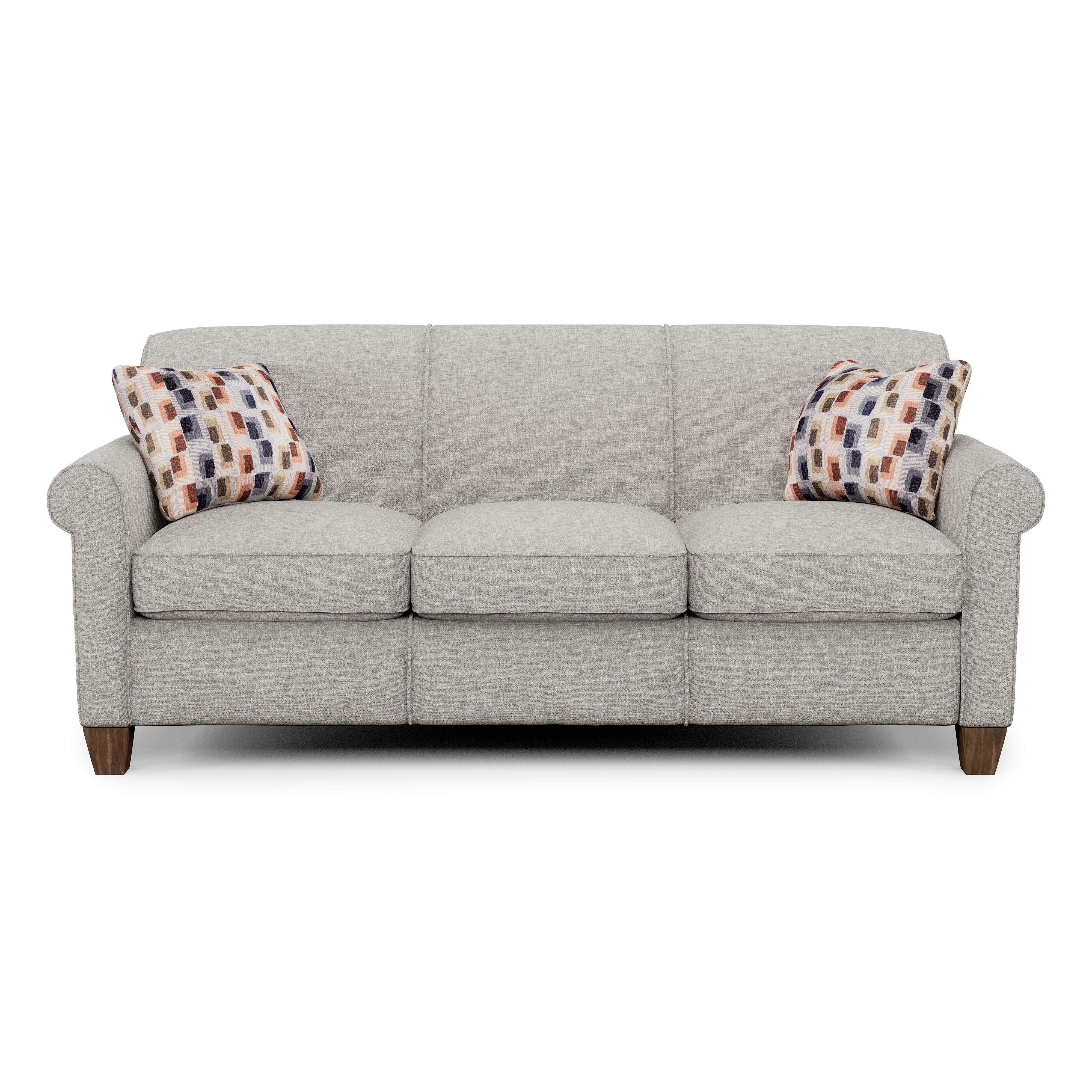 Dana - Fabric Sofa, dark gray, view 4