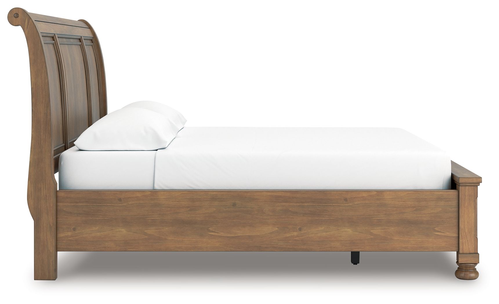 Ashley Furniture Feddinger - California King Storage Sleigh Bed - Medium Brown - Image 7