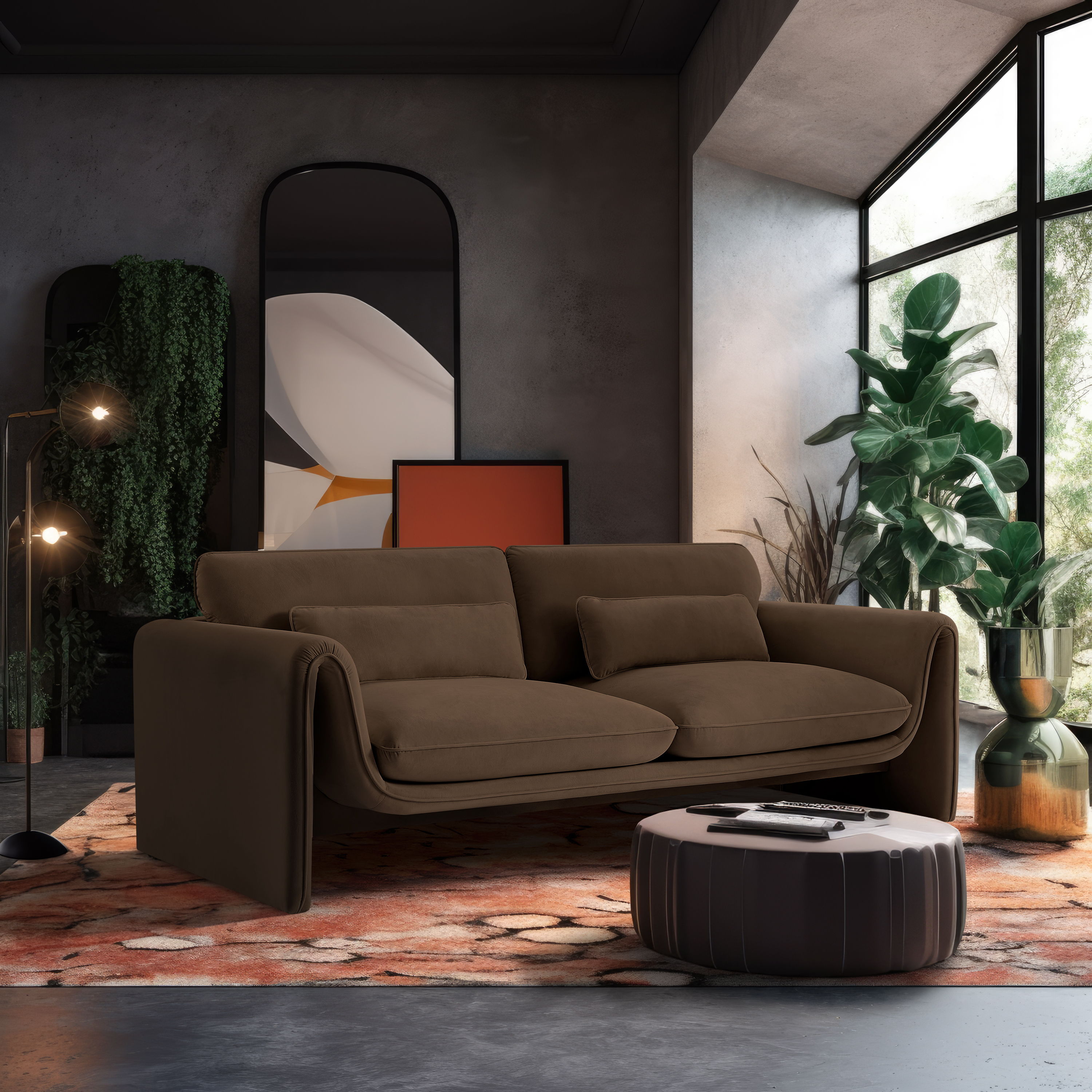 Sloan - Sofa - Brown