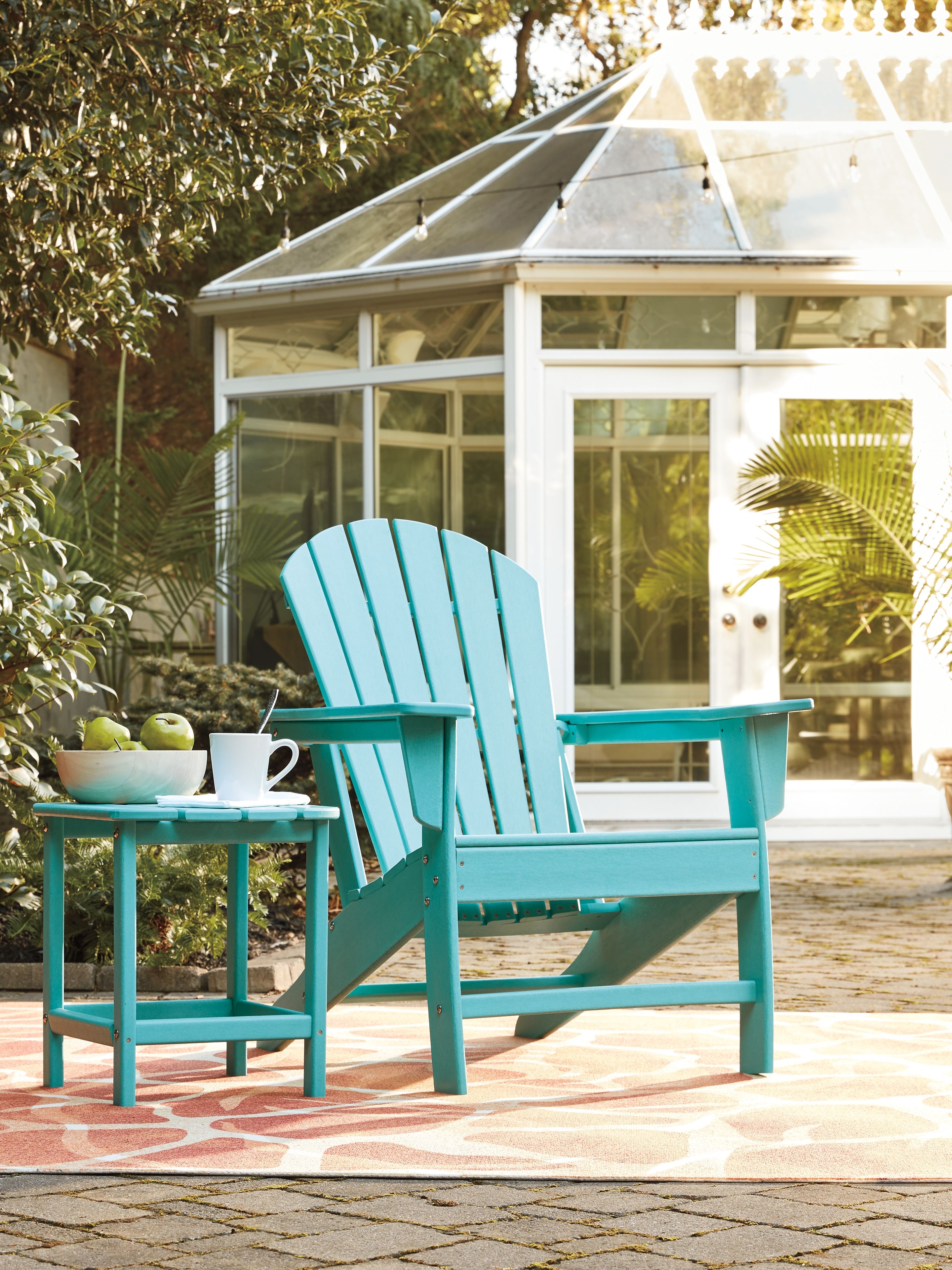 Ashley Furniture Sundown Treasure - Adirondack Chair - Turquoise - Image 8