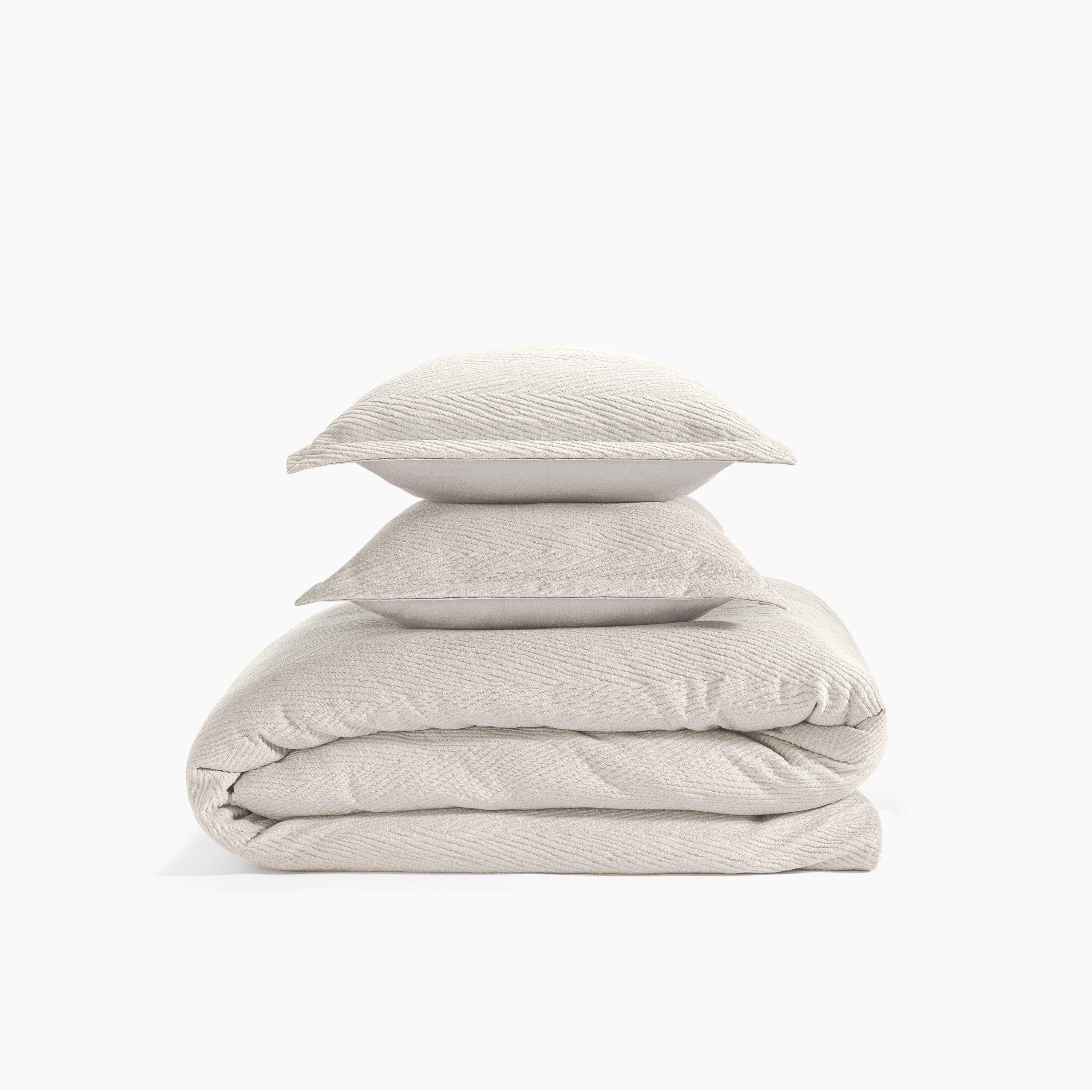 Arrowhead - King Duvet & Sham Set - Cream Image