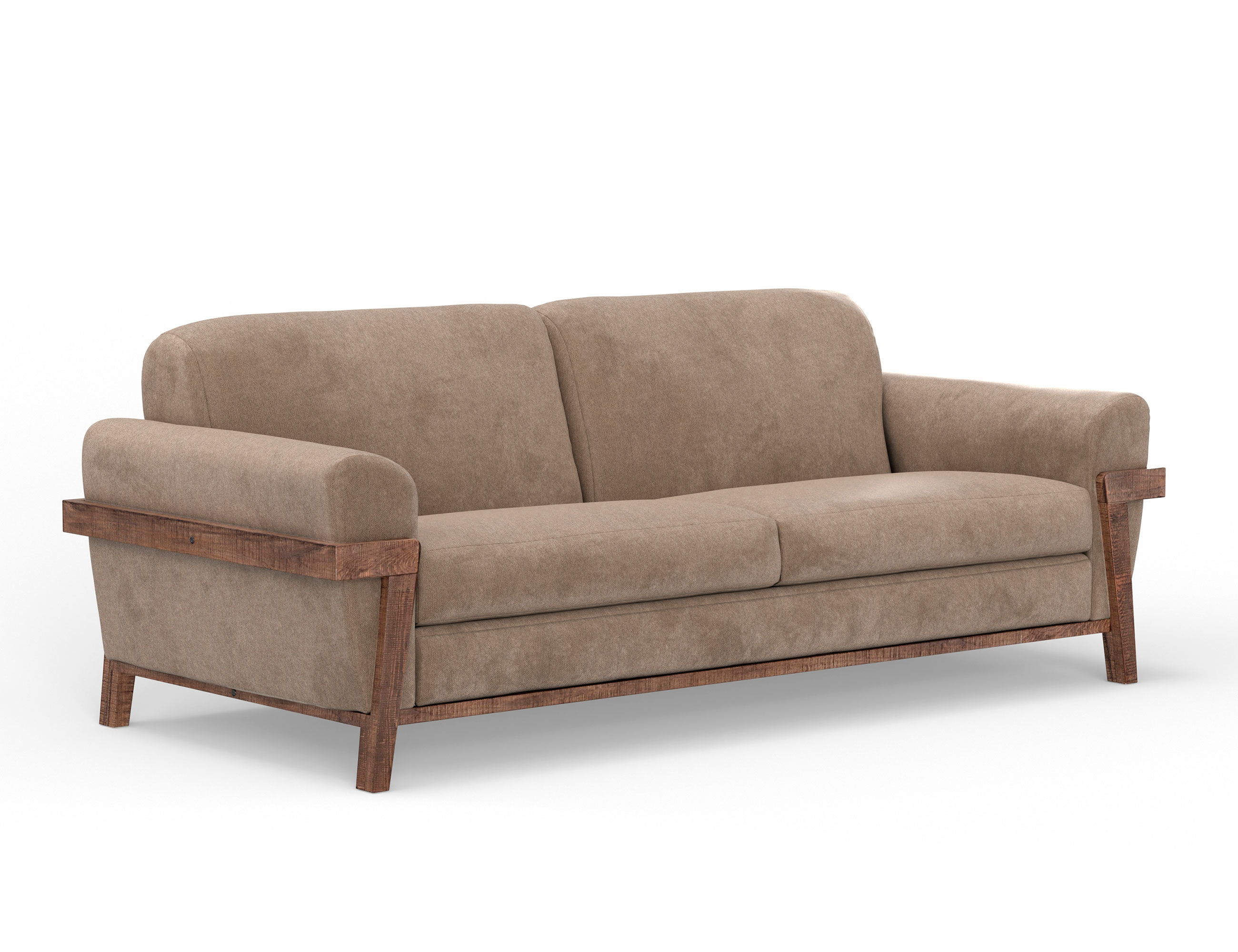 International Furniture Direct Loft Brown - Sofa - Brown Camel