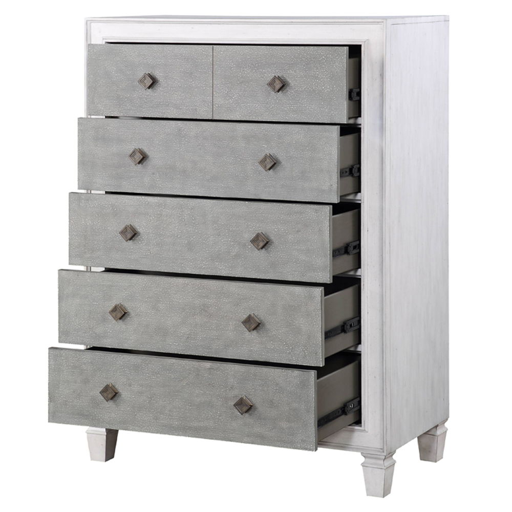 Katia - Chest - Rustic Gray & Weathered White, white, view 3