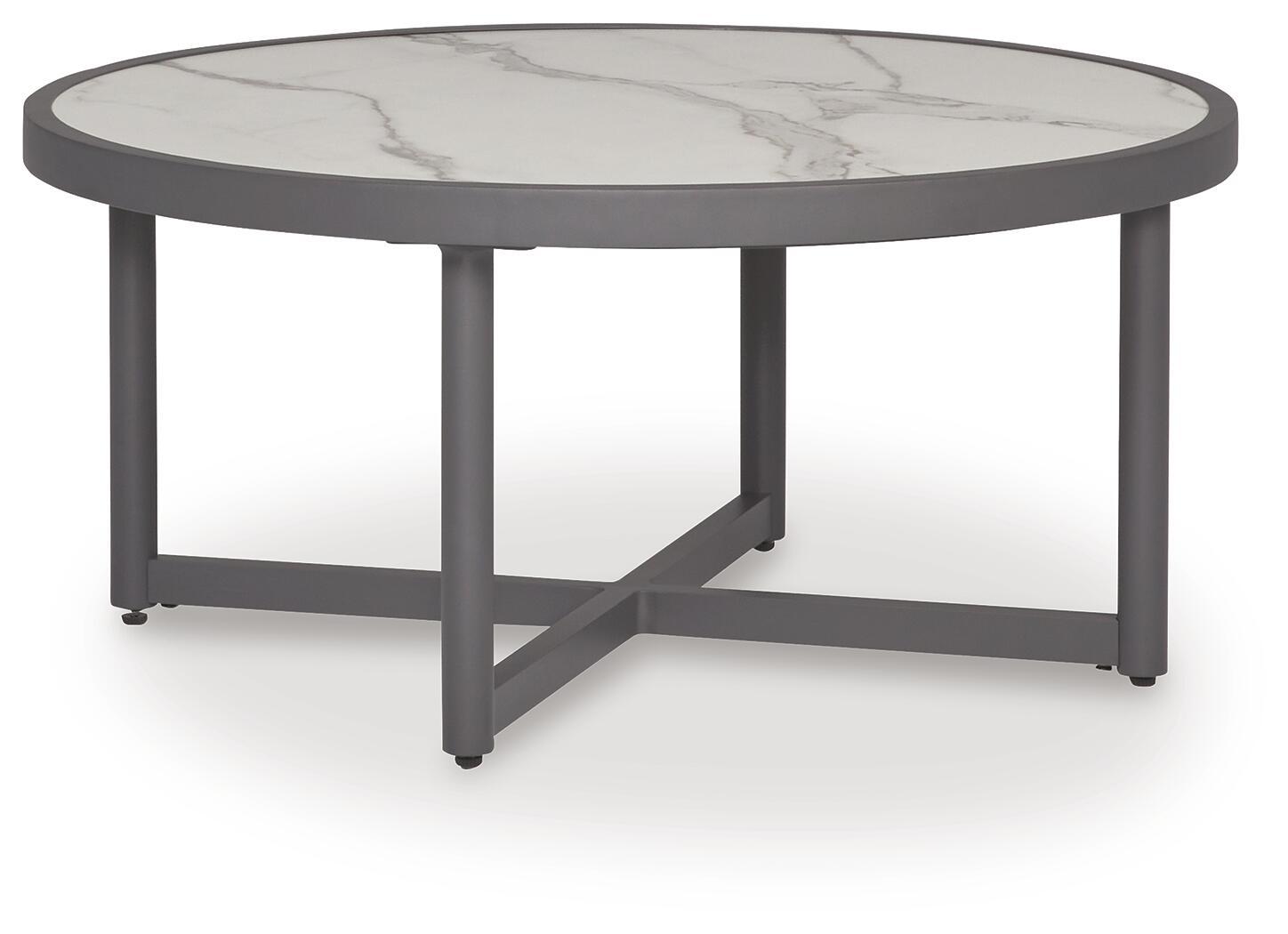 Ocean Beach – Round Cocktail Table – Gray