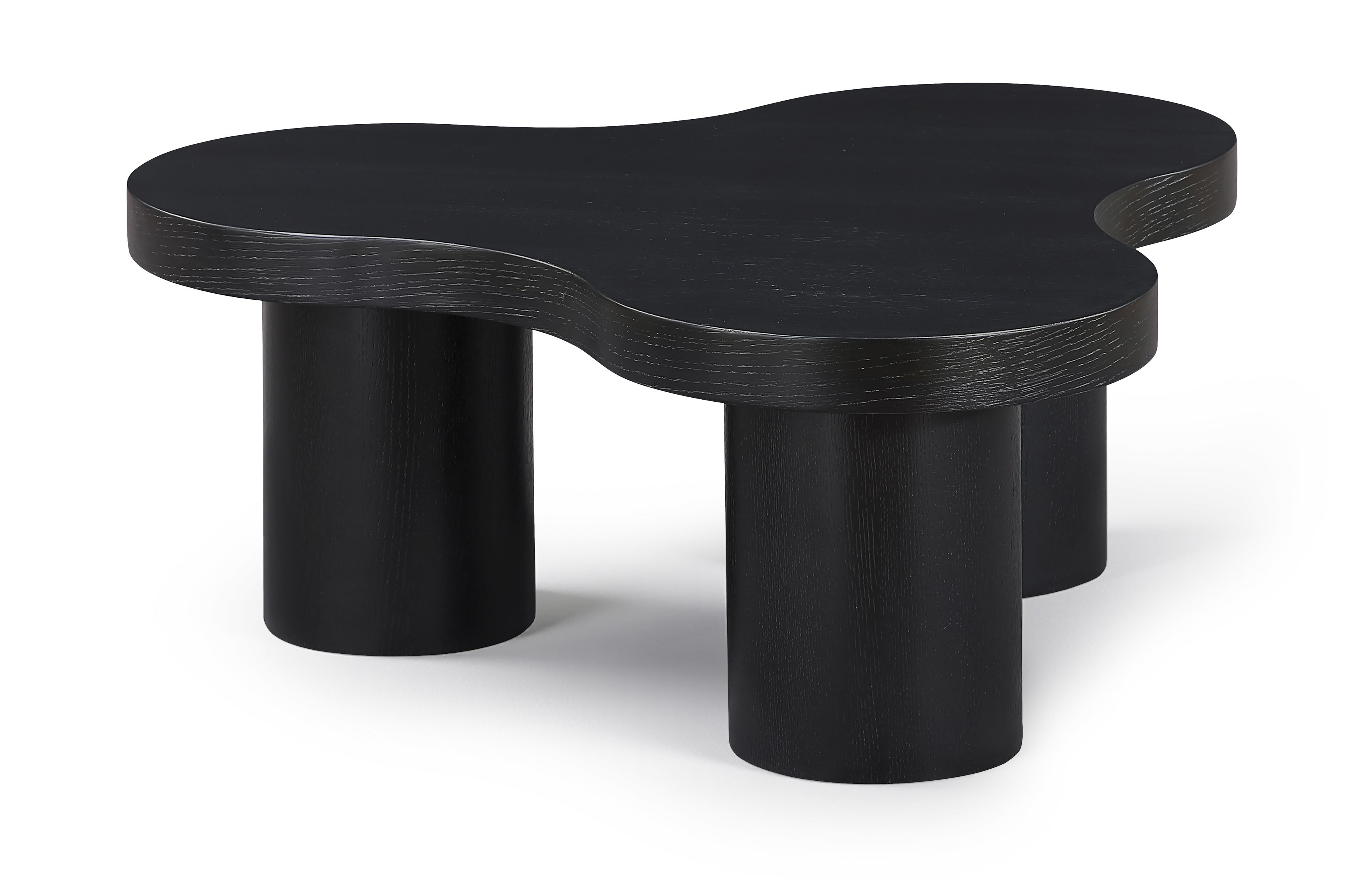 Oak Veneer And Solid Wood Coffee Table