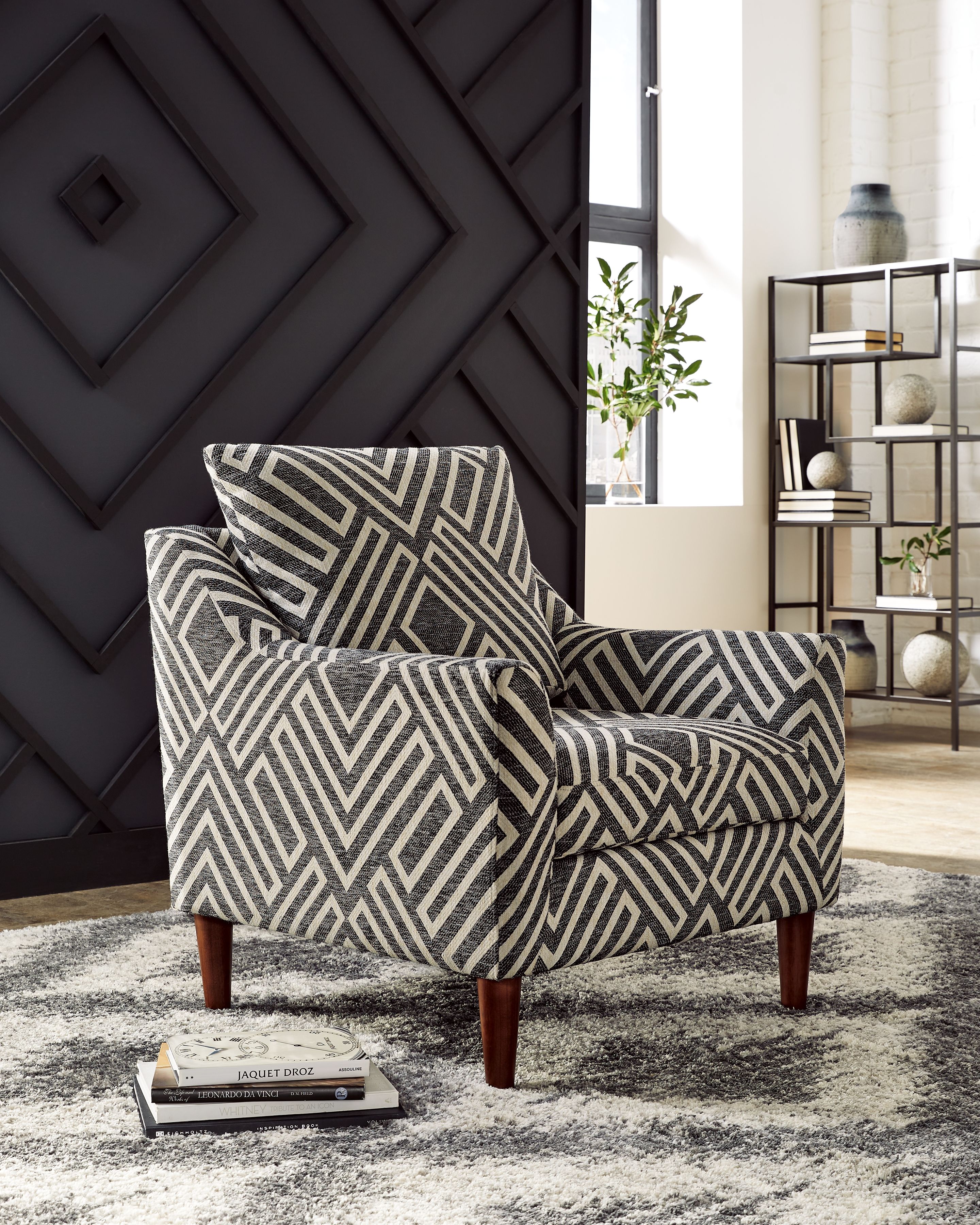 Ashley Furniture Morrilton Next-Gen Nuvella - Accent Chair - Natural / Charcoal - Image 2