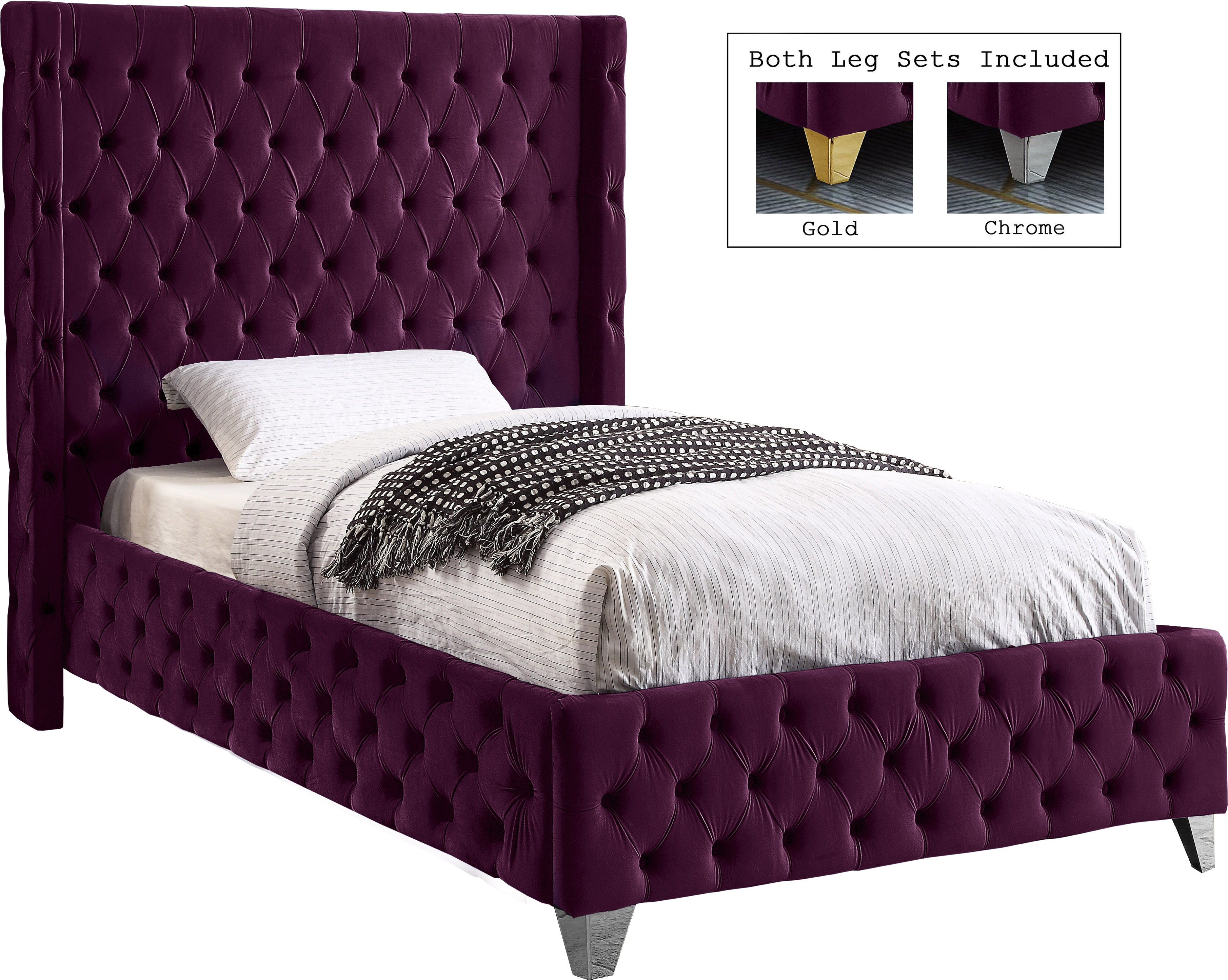 Savan - Twin Bed - Purple