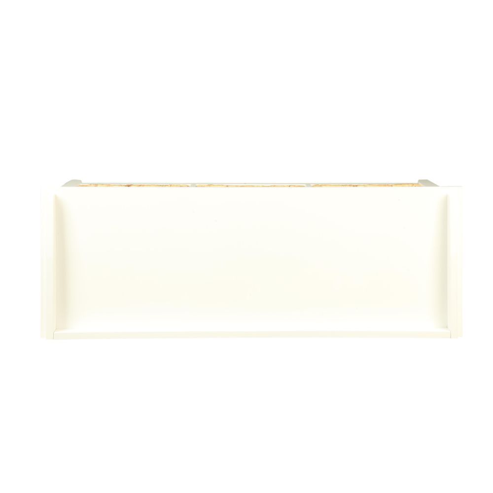 Flavius - Bench With Storage - Rattan & White, white, view 4
