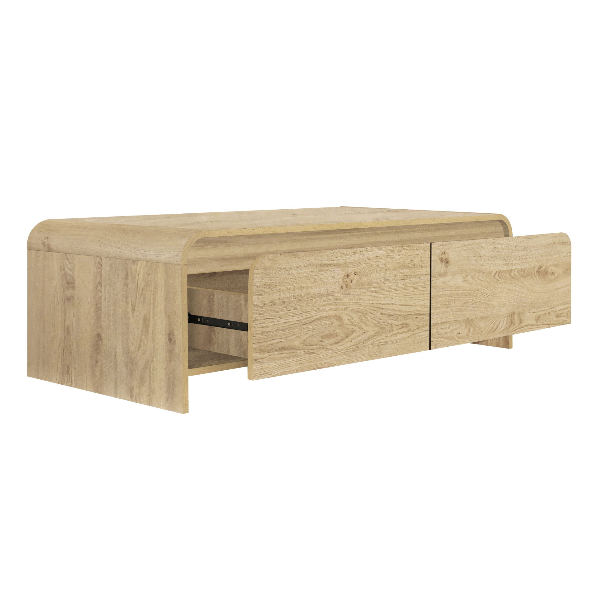 Mara - Cocktail Table - Natural, light brown, view 4
