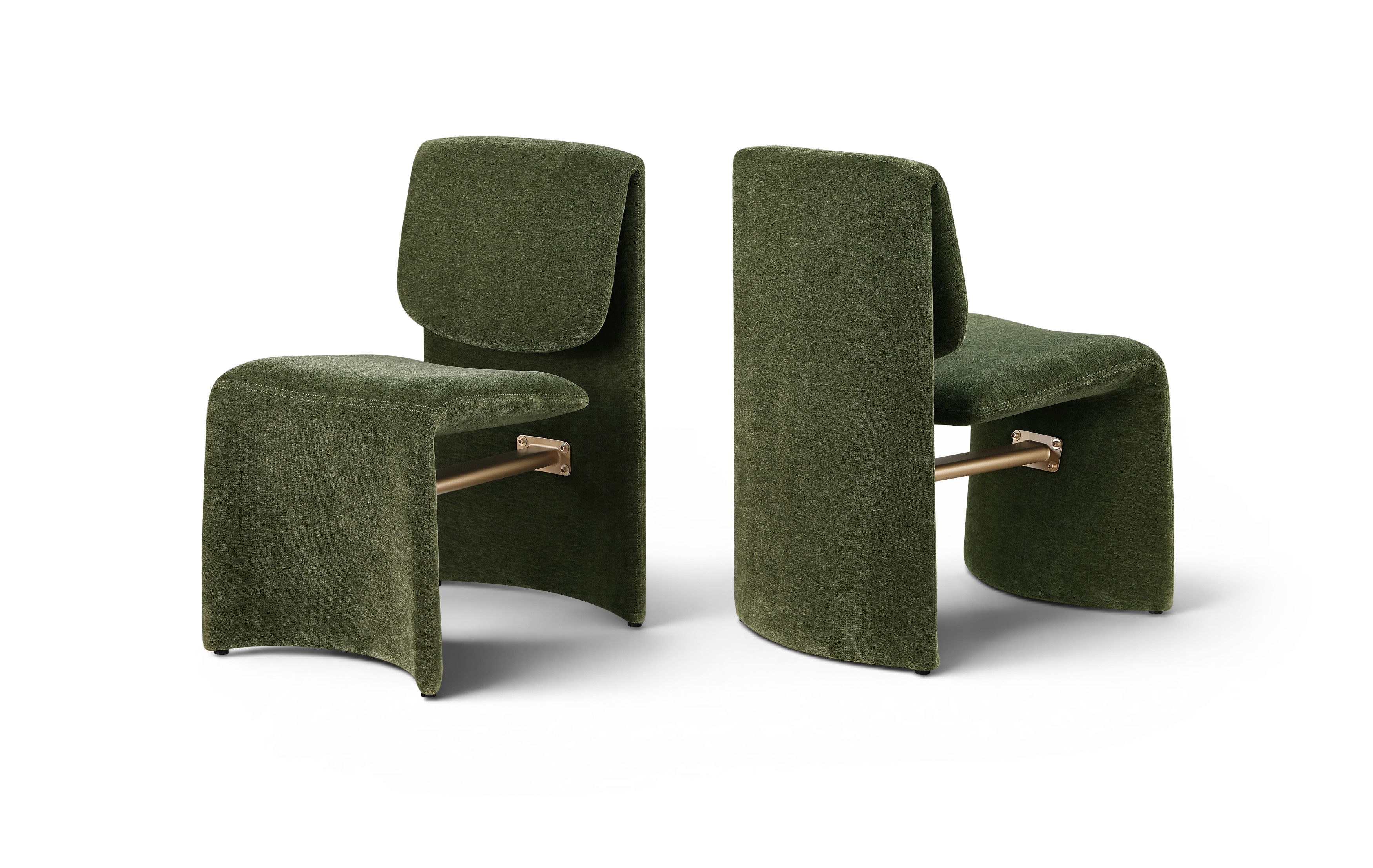 Slique - Performance Fabric Upholstered Dining Chair (Set of 2) - Green