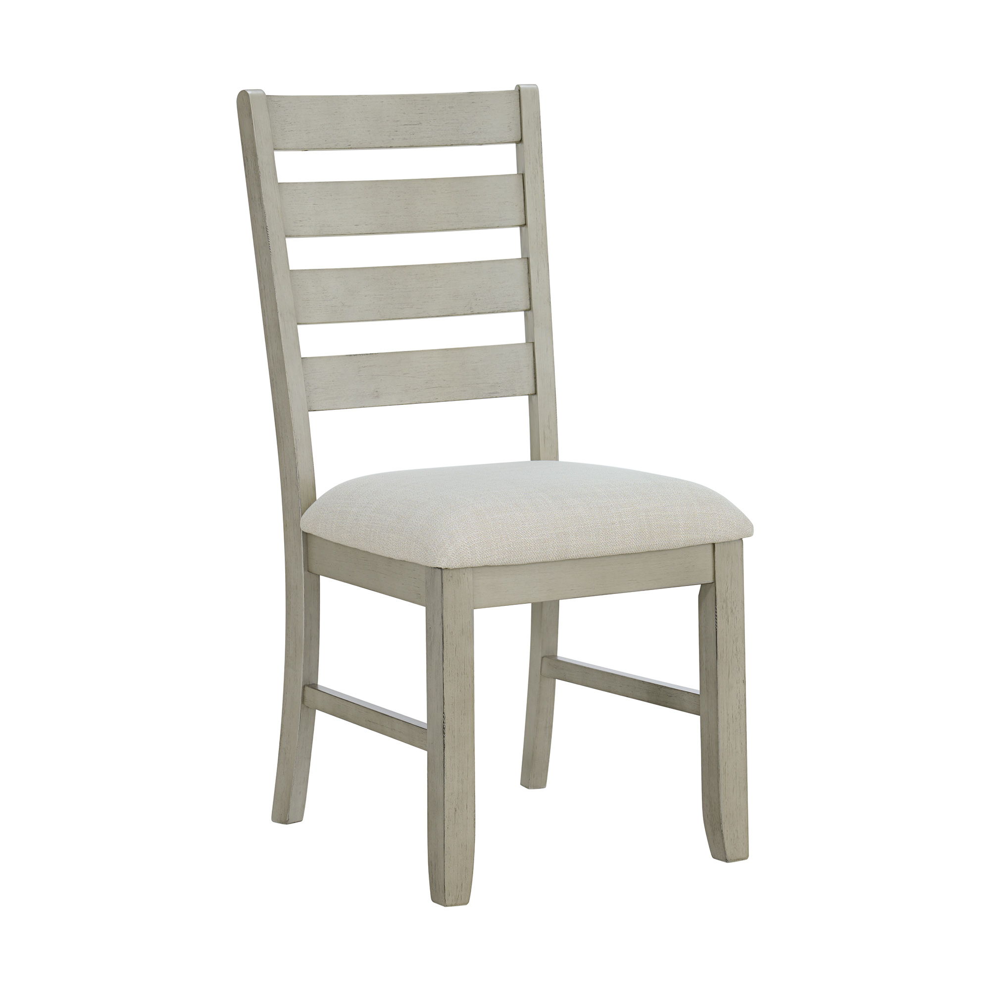 Farmington - 7 Piece Standard Height Dining Set (Rectangular Table And Six Chairs) - Medium Brown And Washed Stone