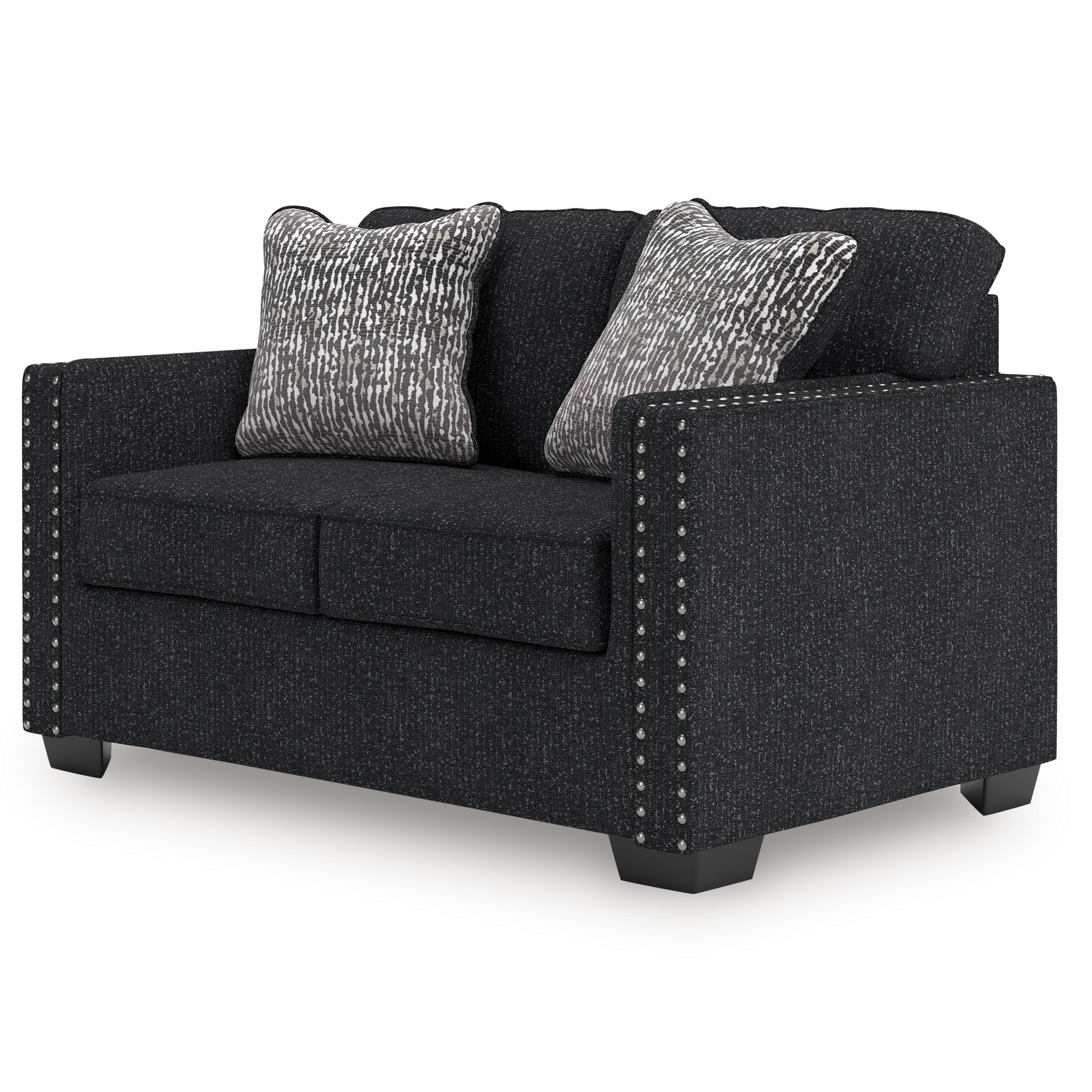 Ashley Furniture Jasmine Peaks - Loveseat - Coal - Image 4
