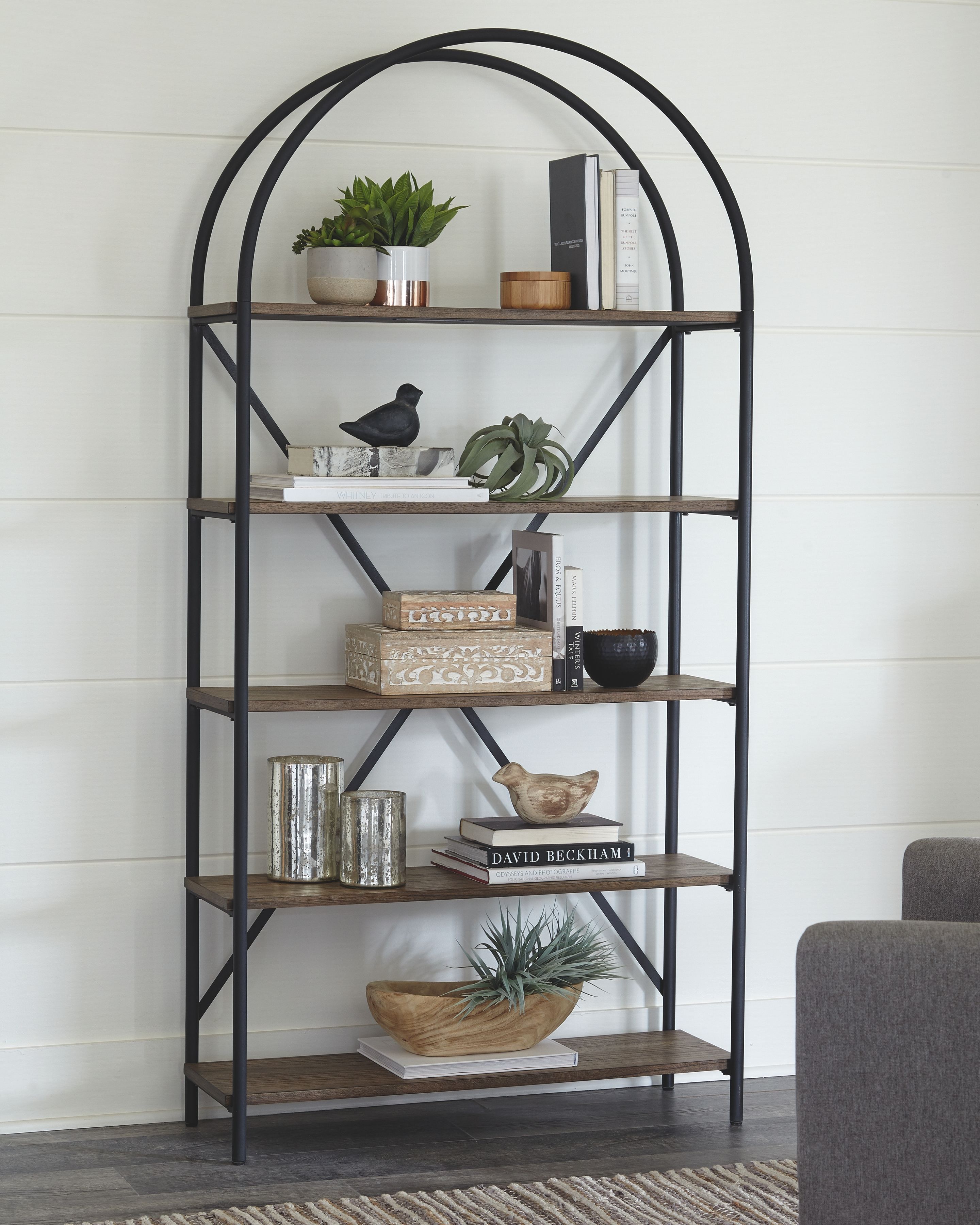 Ashley Furniture Galtbury - Bookcase - Brown / Black - Image 2
