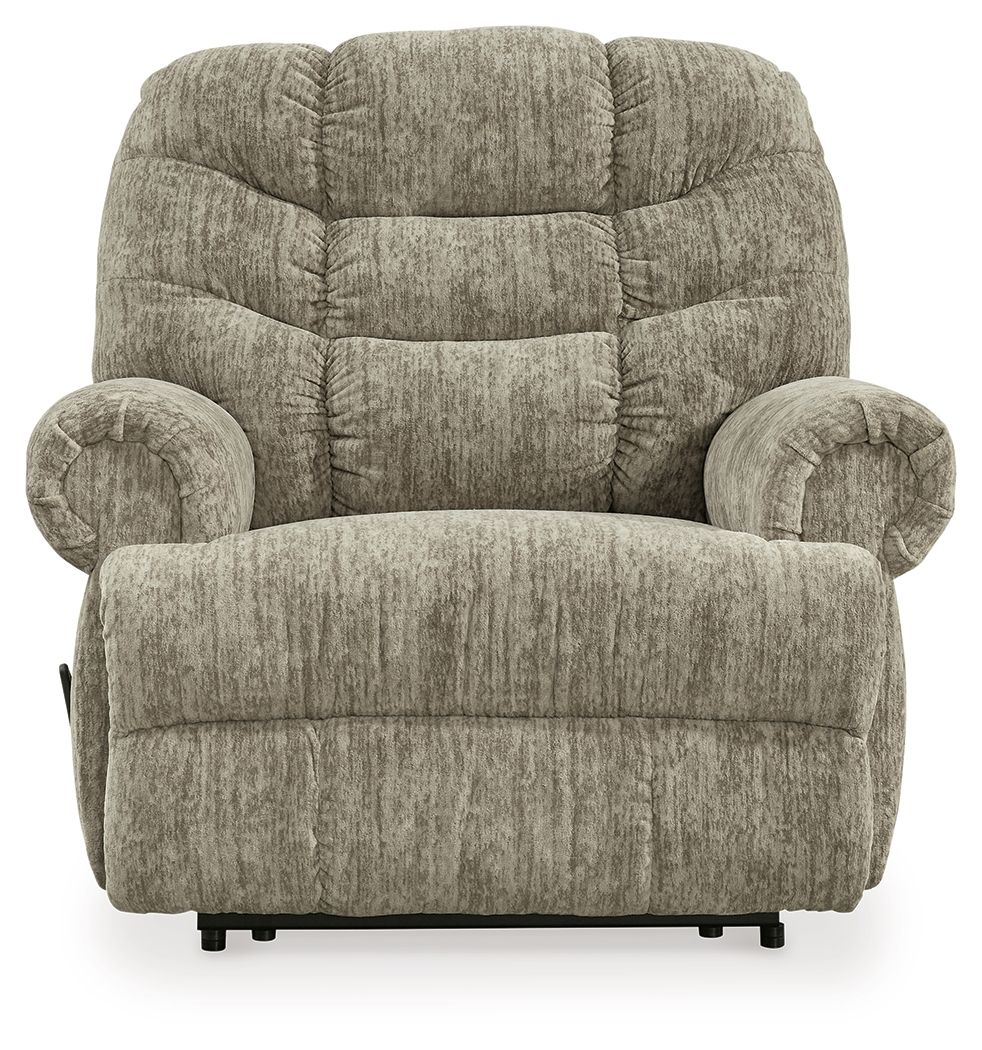 Ashley Furniture Movie Man - Zero Wall Recliner - Taupe - Image 4