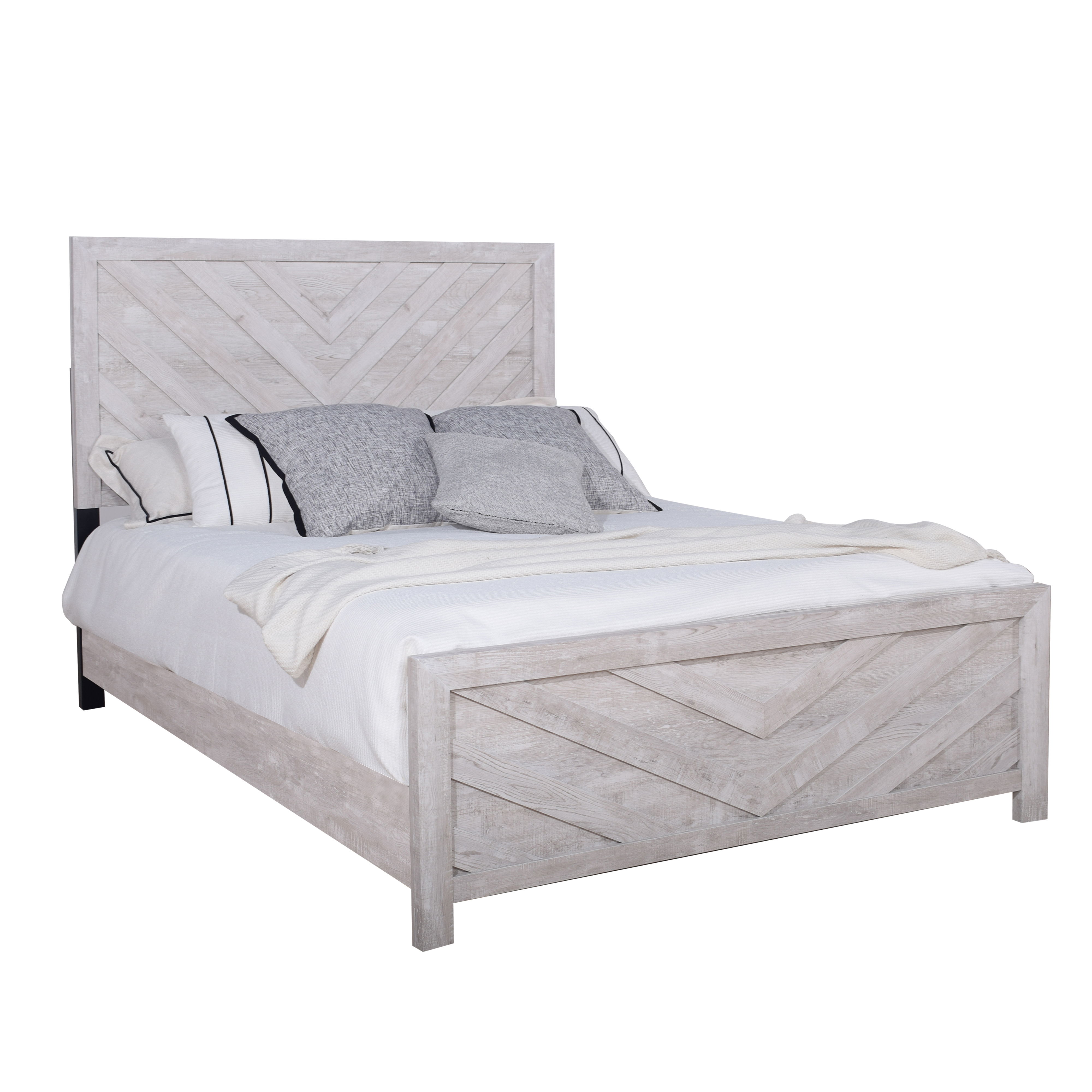 Biscayne - 5/0 Queen Bed - Driftwood