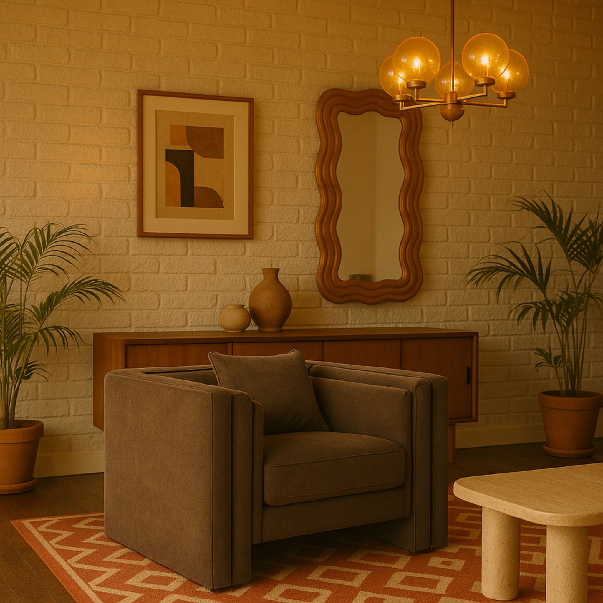 Everett - Chair - Brown