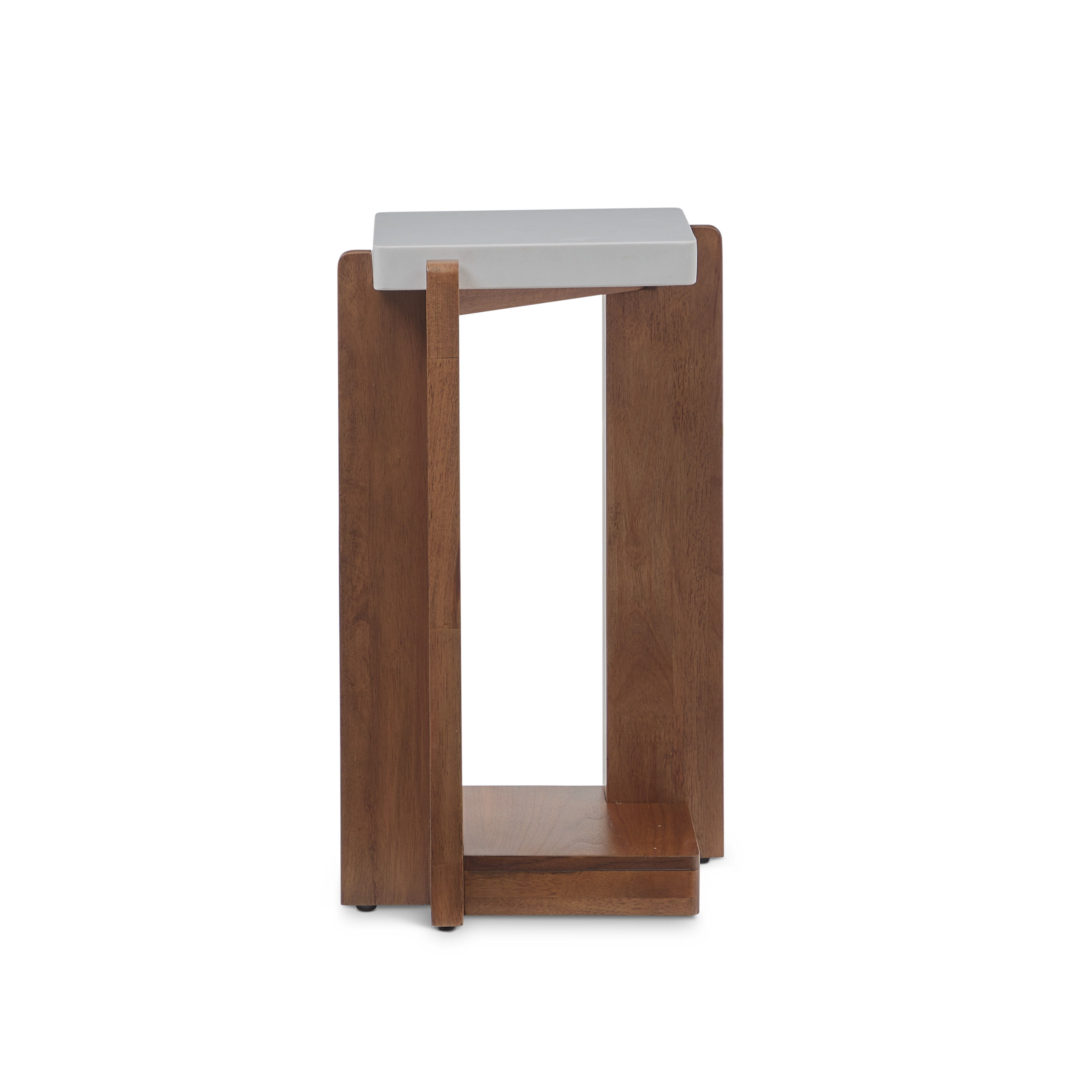 Lincoln - Accent Table - Light Brown, light brown, view 3