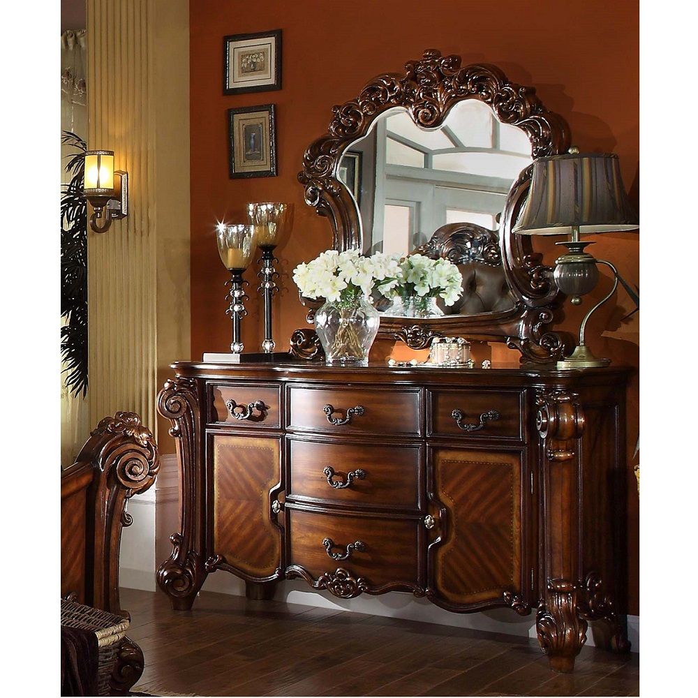 Vendome - Dresser - Cherry, dark brown, view 3